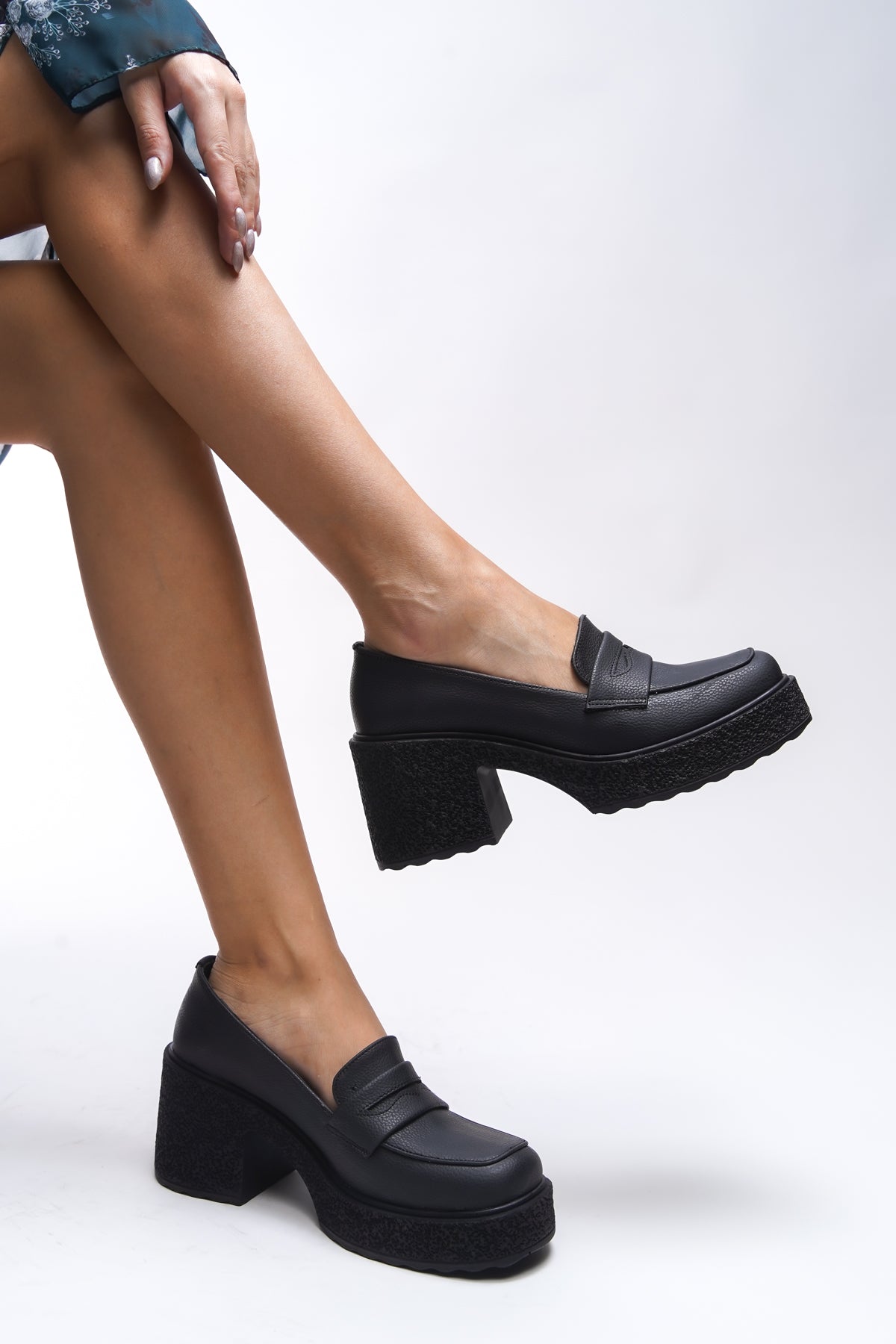 Riccon Quphrele Kadın Topuklu Loafer 00121520