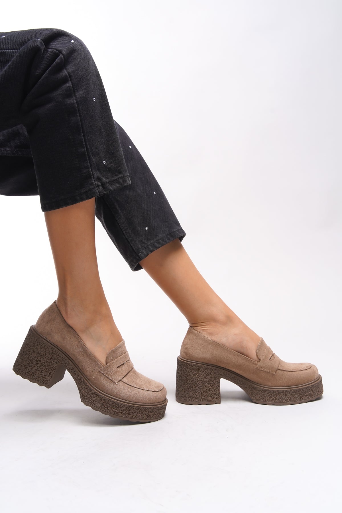 Riccon Quphrele Kadın Topuklu Loafer 00121520