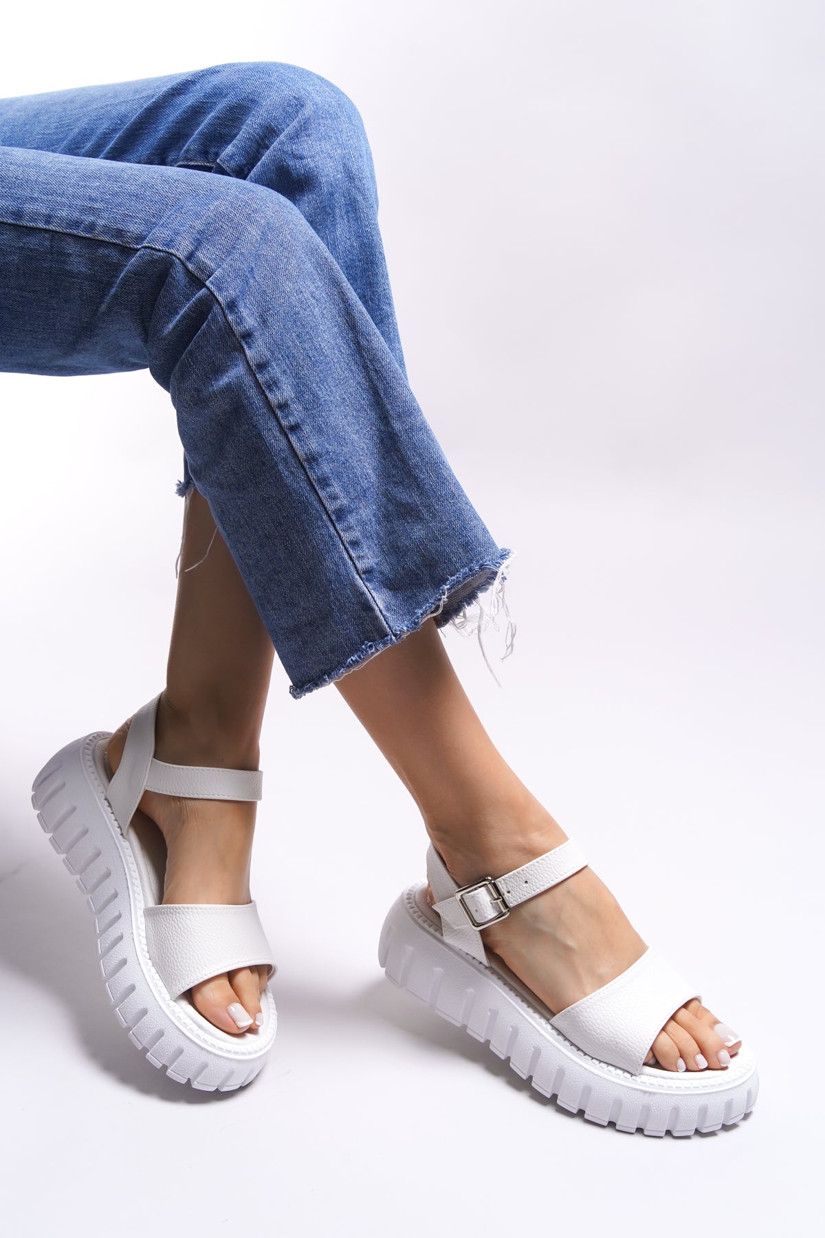 Riccon Rymlal Kadın Sandalet 0012610