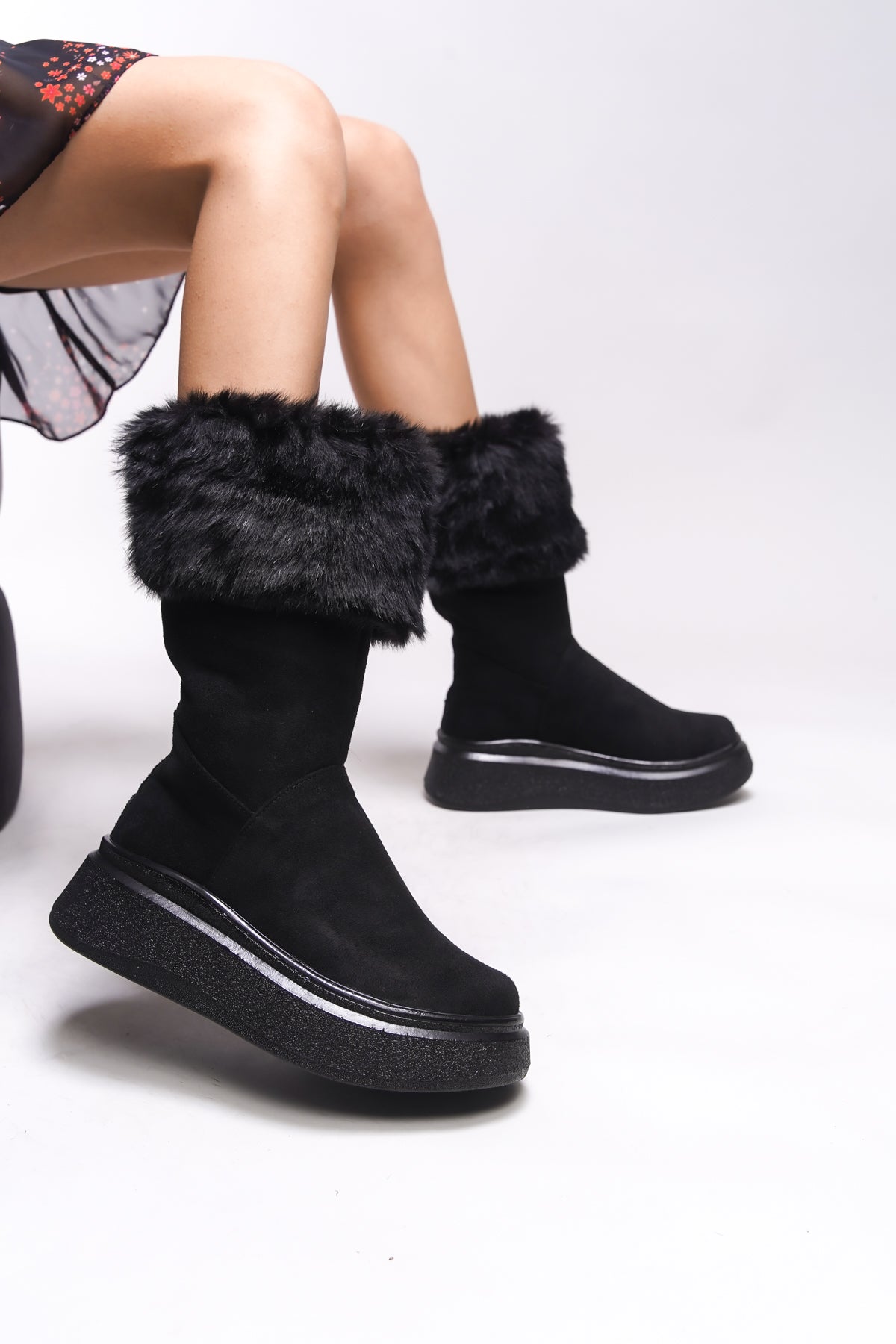 Riccon Vicriara Kadın Kürklü Bot 00121000