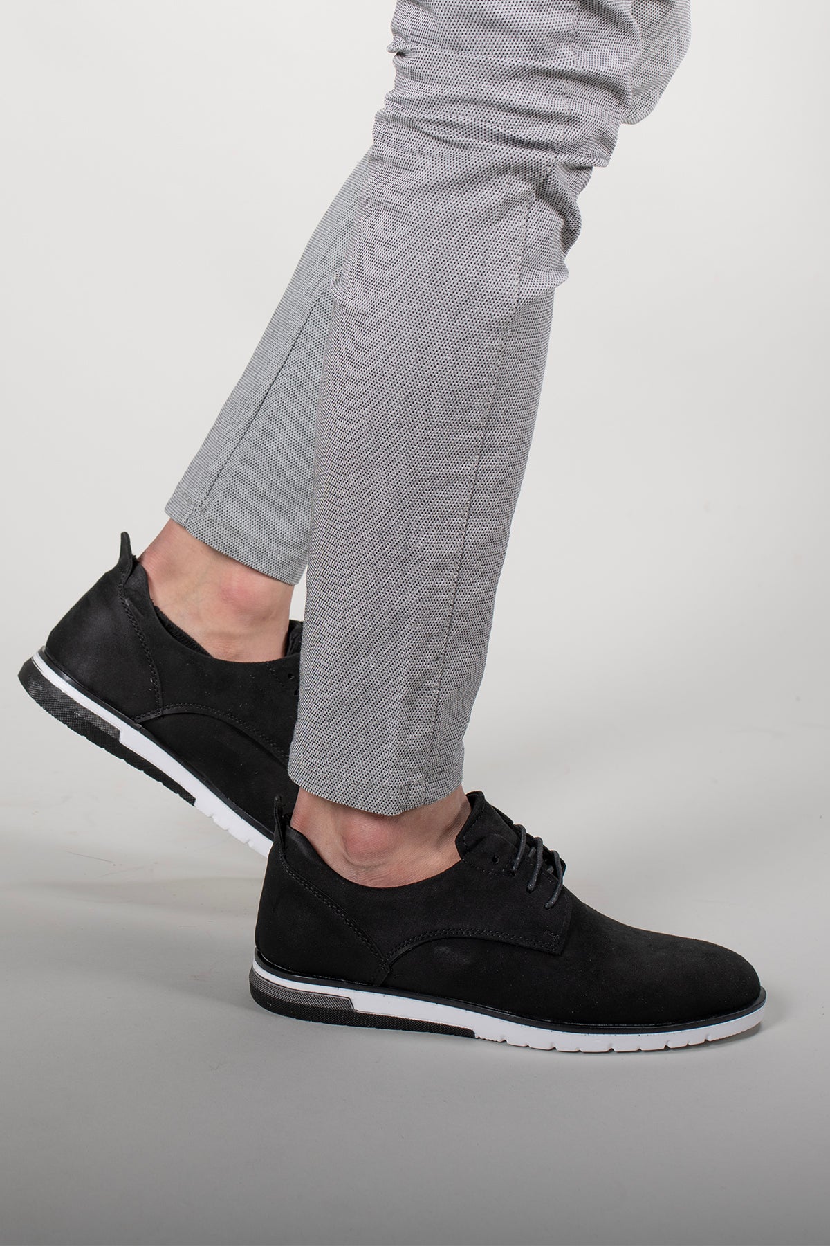 Riccon Erkek Casual Ayakkabı 0012206 Süet Siyah