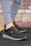 Riccon Süper Hafif Unisex Sneaker 00124039 Haki Turuncu