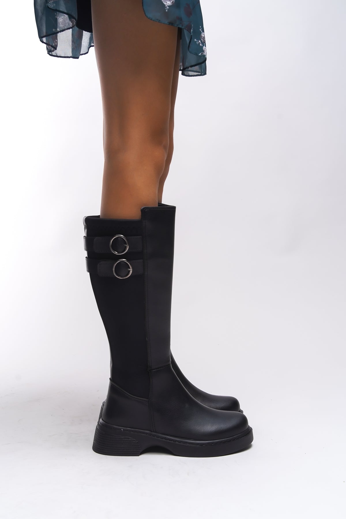 Riccon Rhithrern Kadın Diz Altı Streç Çizme 00121925