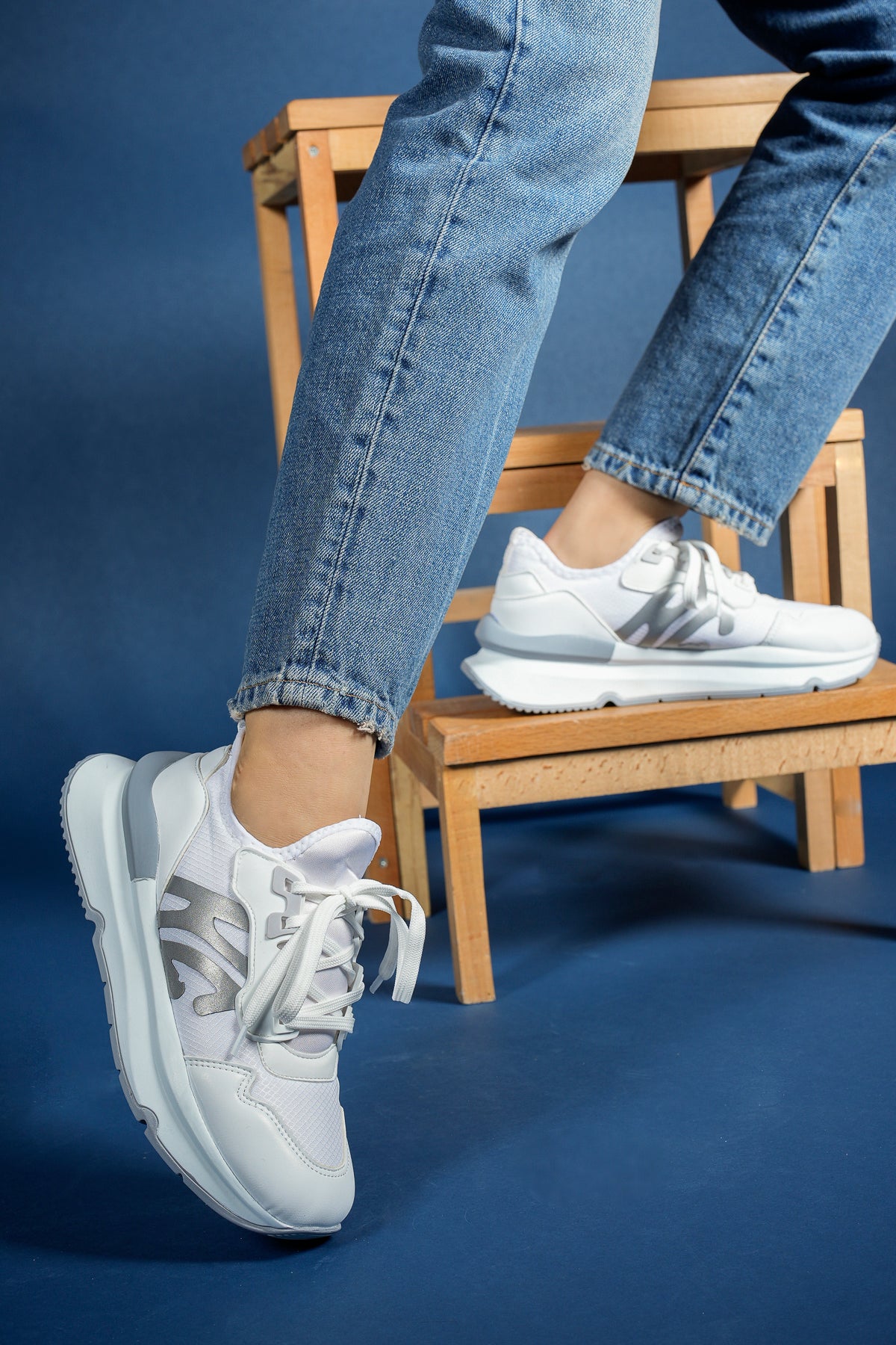 Riccon Kadın Sneaker 0012169 Beyaz