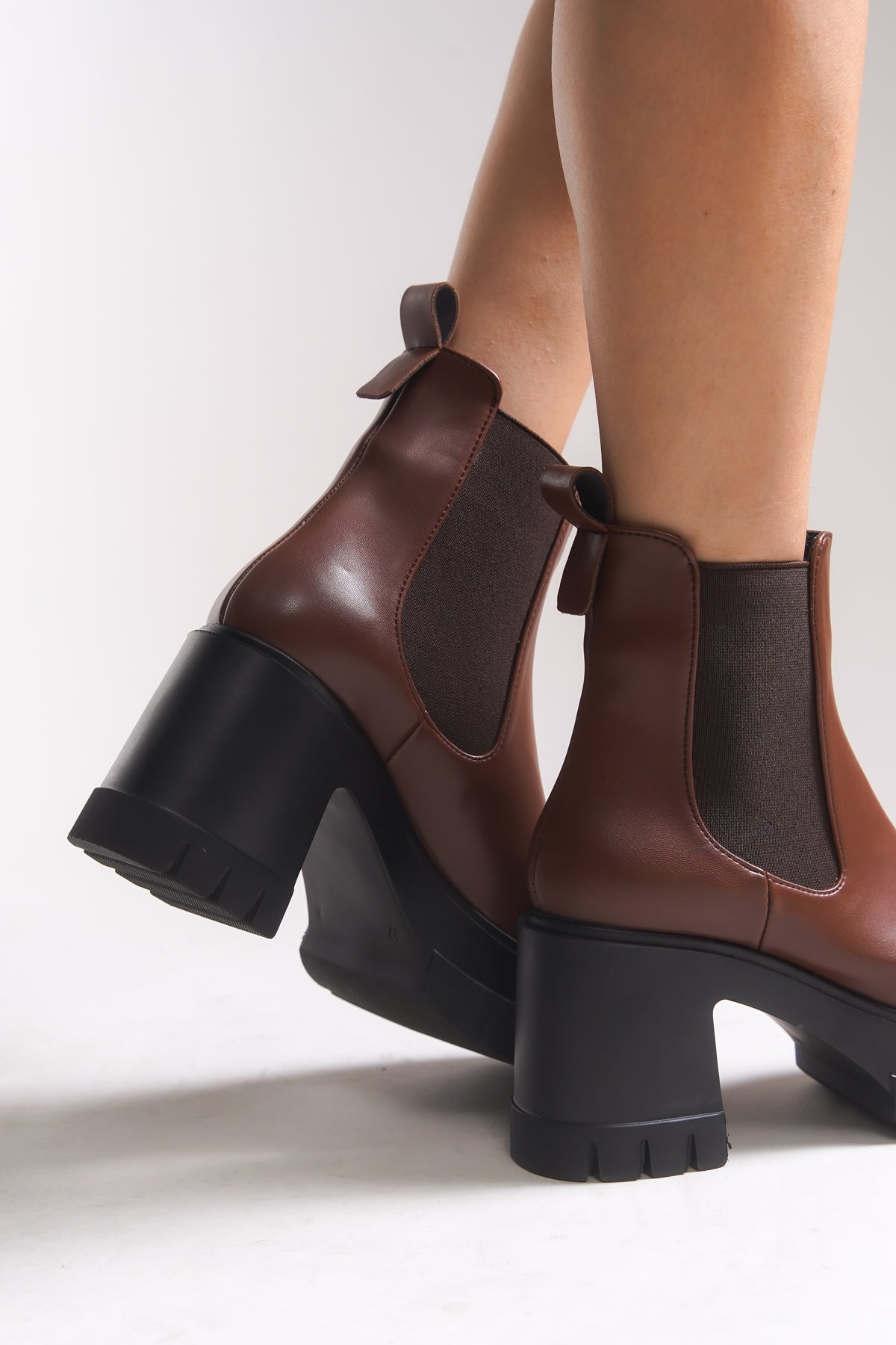 Riccon Nyendorei Kadın Topuklu Bot 0012502