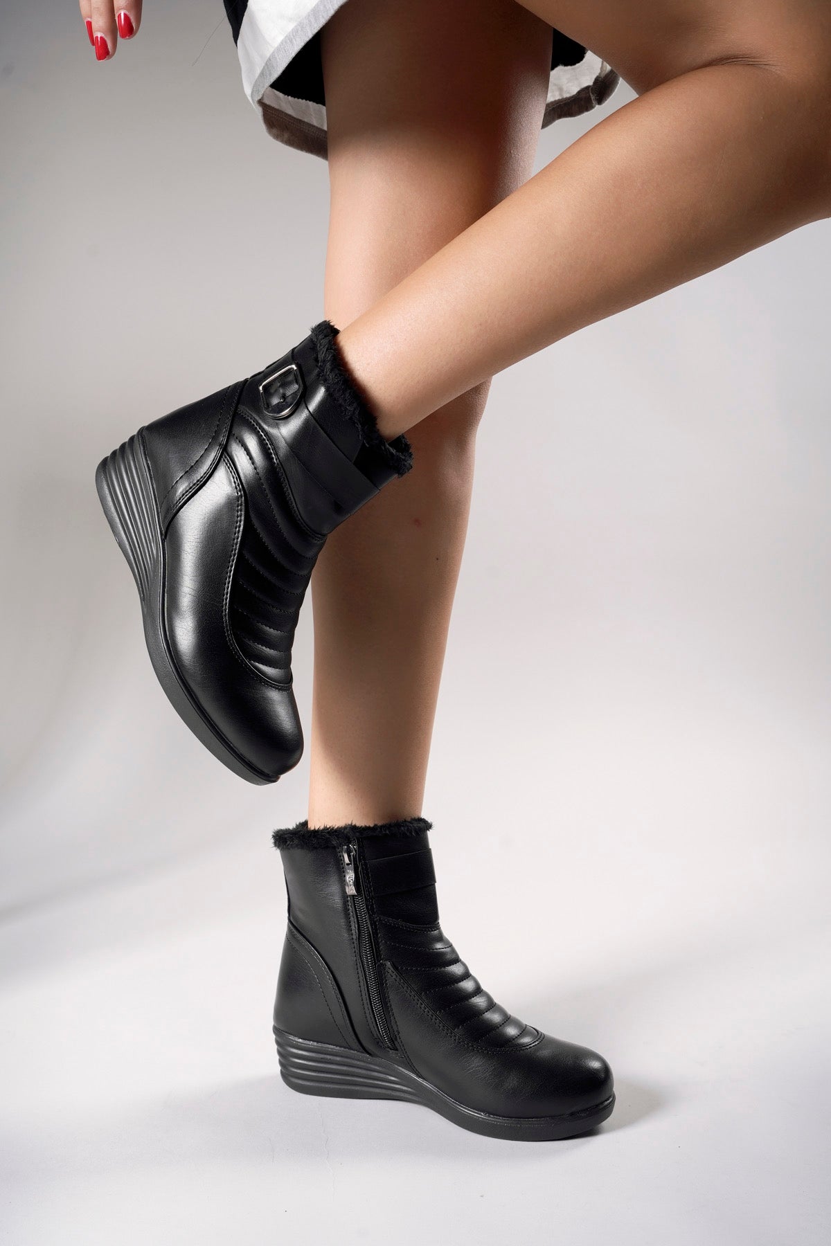 Riccon Moilsia Kadın Fermuarlı Bot 0012811