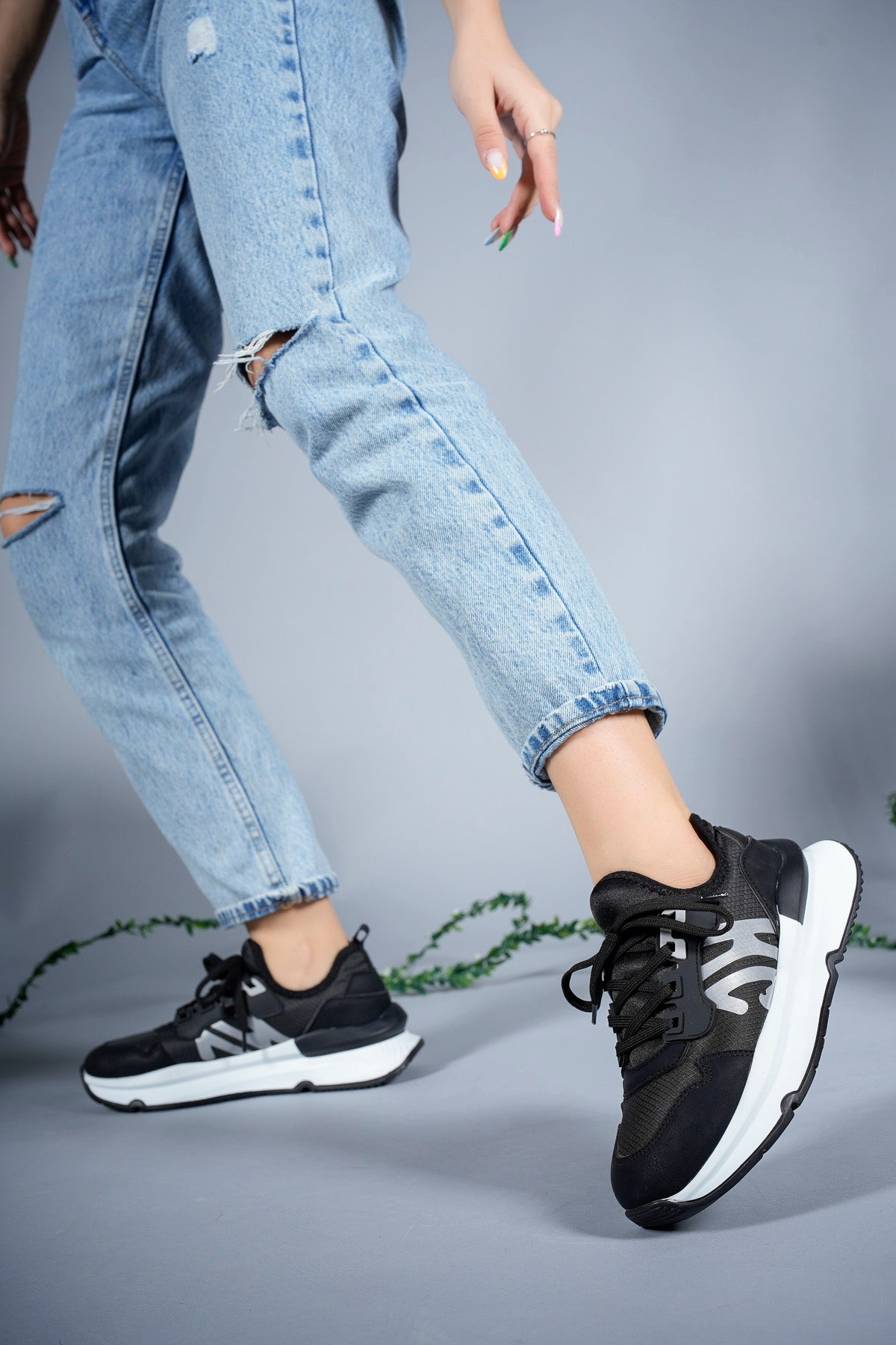 Riccon Kadın Sneaker 0012169 Siyah