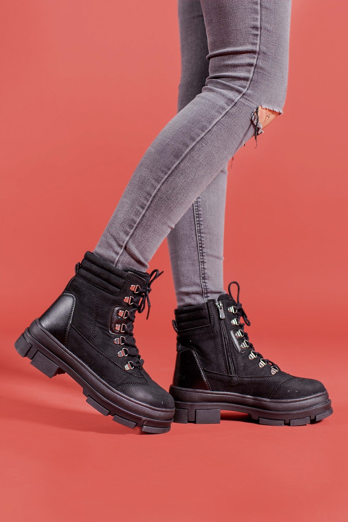 Riccon Kadın Fermuarlı Bot 00127645