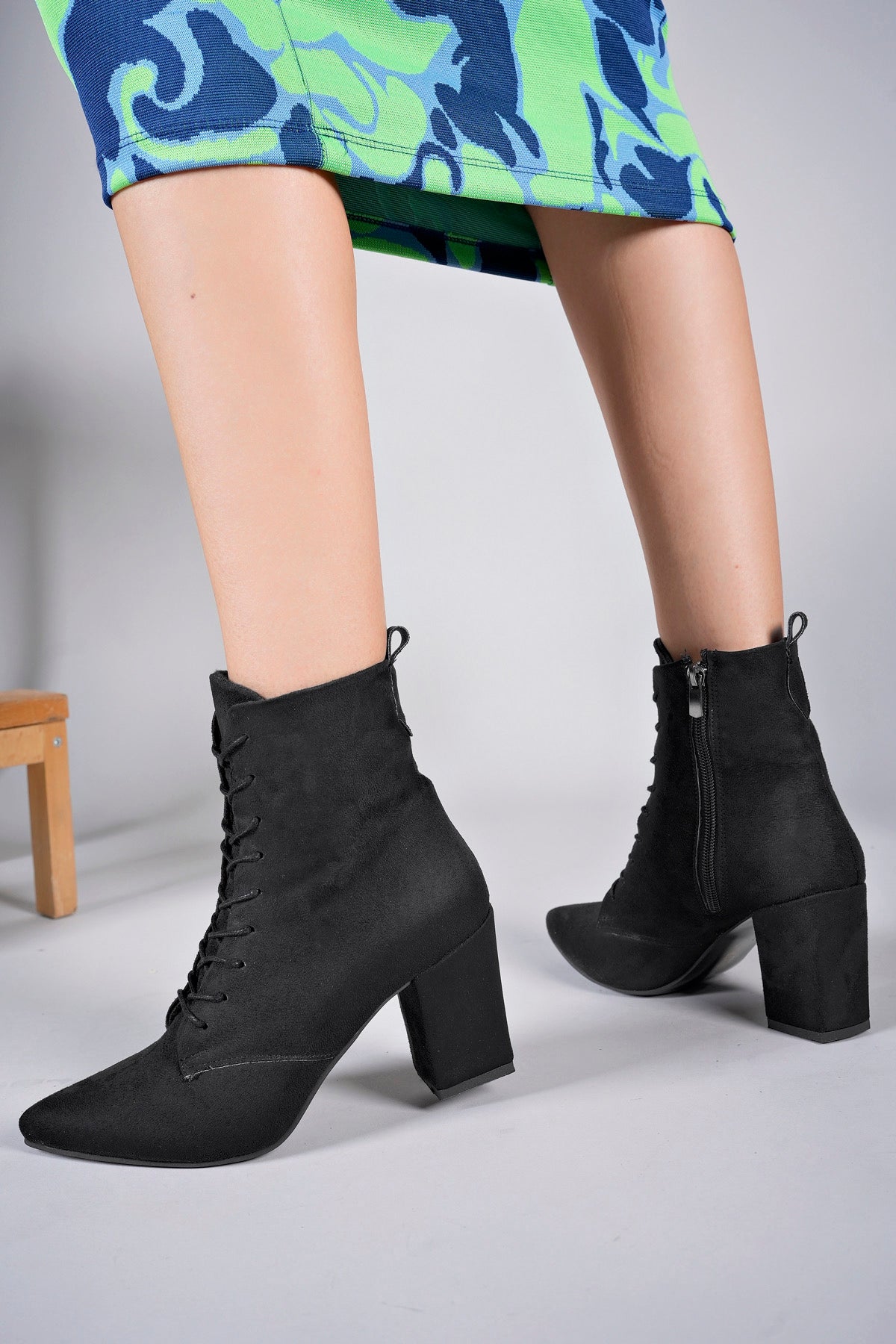 Riccon Lilethnora Kadın Topuklu Bot 0012333