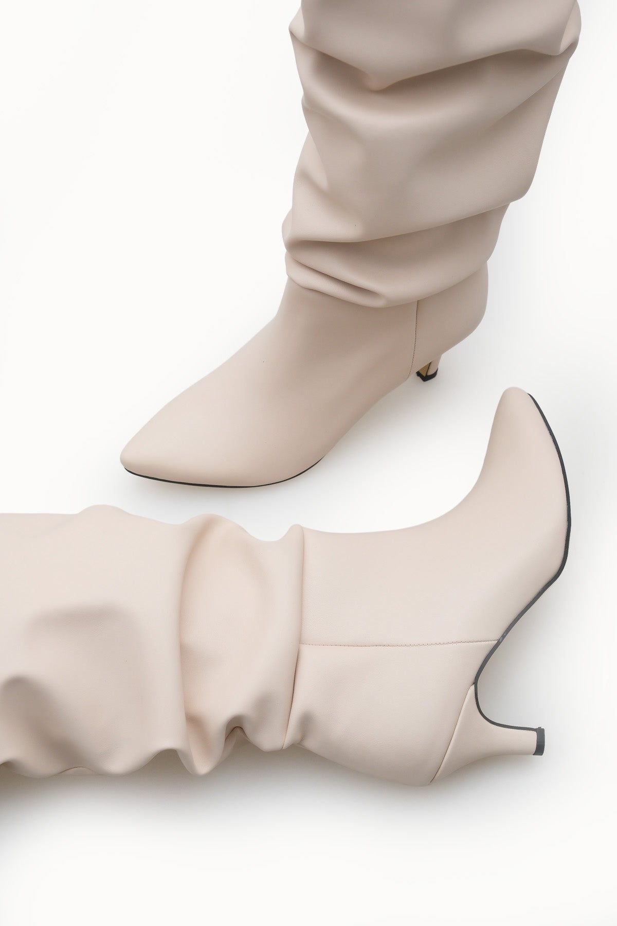 Riccon Jenfarrel Kadın Körüklü Çizme 00126000 Ten Cilt