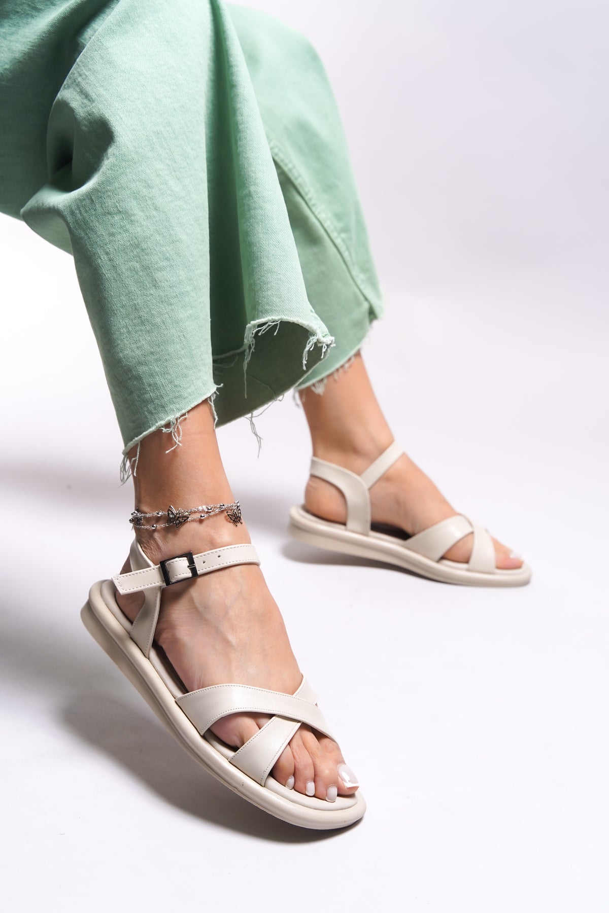 Riccon Purlogih Kadın Sandalet 0012103