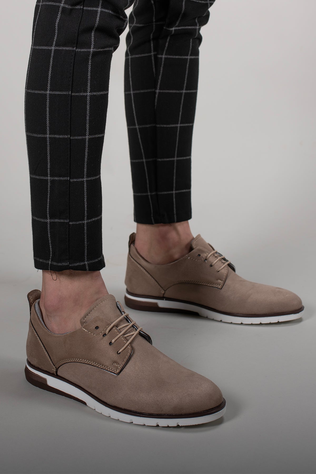 Riccon Erkek Casual Ayakkabı 0012206 Süet Vizon