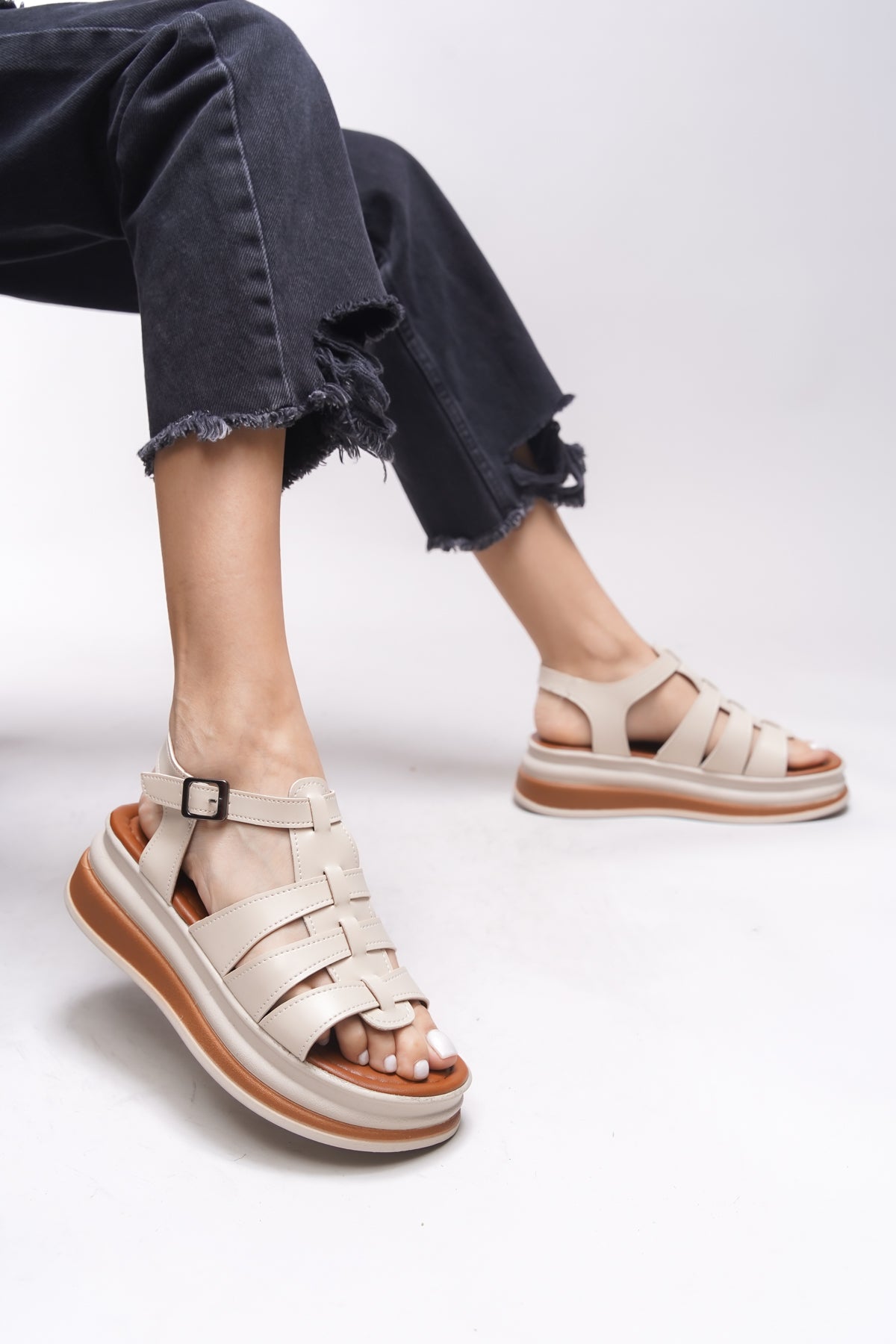 Riccon Syllaerla Kadın Sandalet 0012325