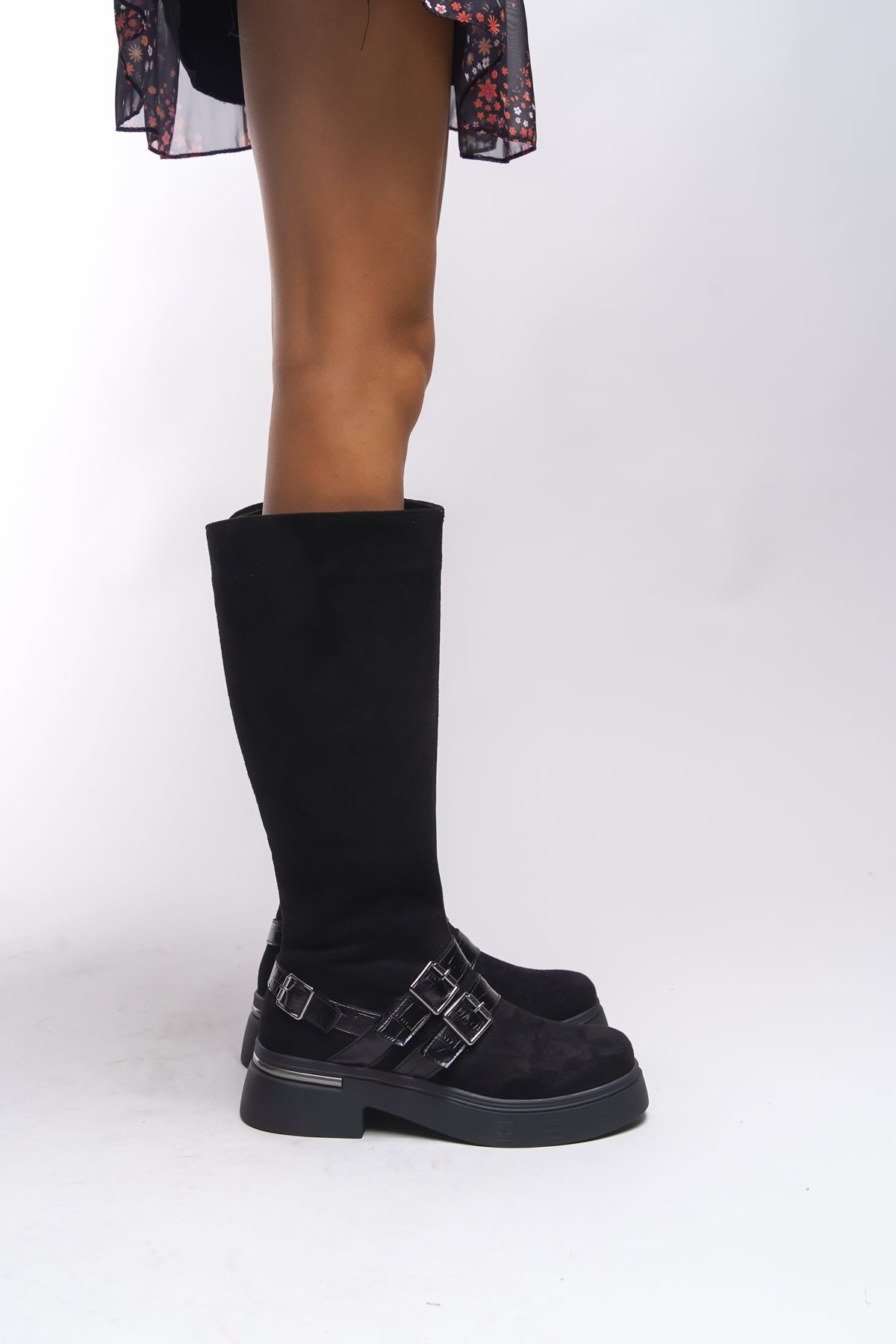 Riccon Kerrurth Kadın Toka Detaylı Çizme 00123310