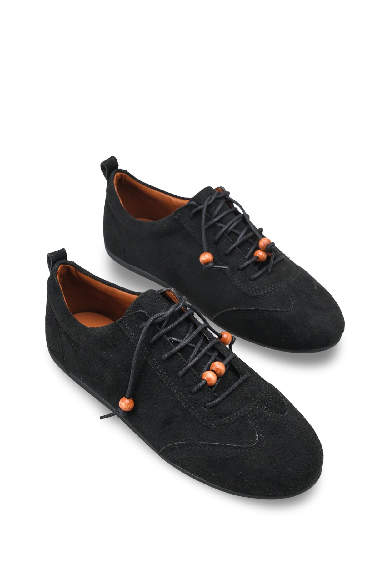 Riccon Kadın Sneaker 001262 Siyah Süet