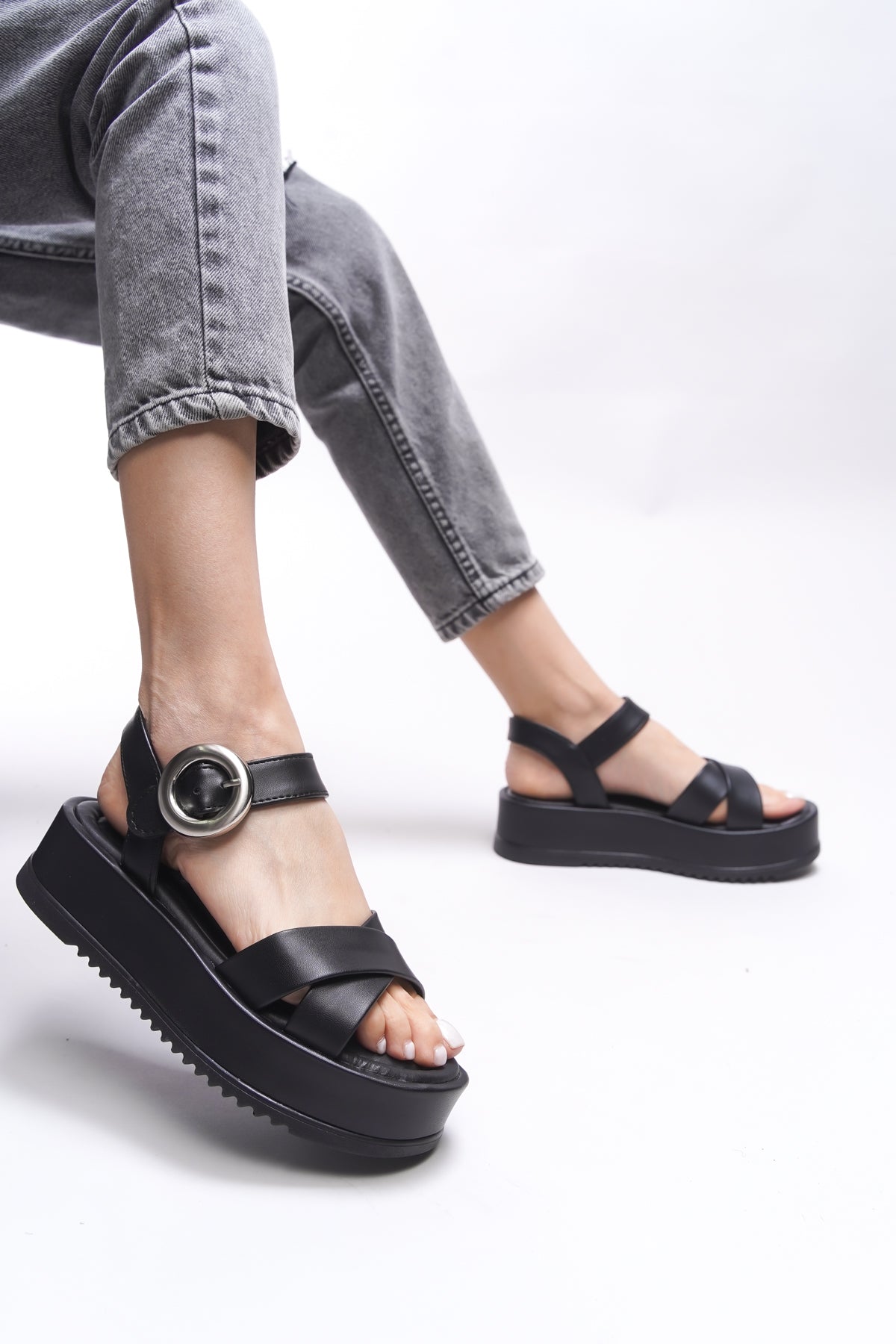 Riccon Clartrana Kadın Sandalet 001274