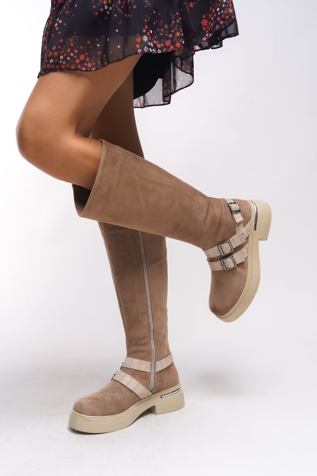 Riccon Kerrurth Kadın Toka Detaylı Çizme 00123310