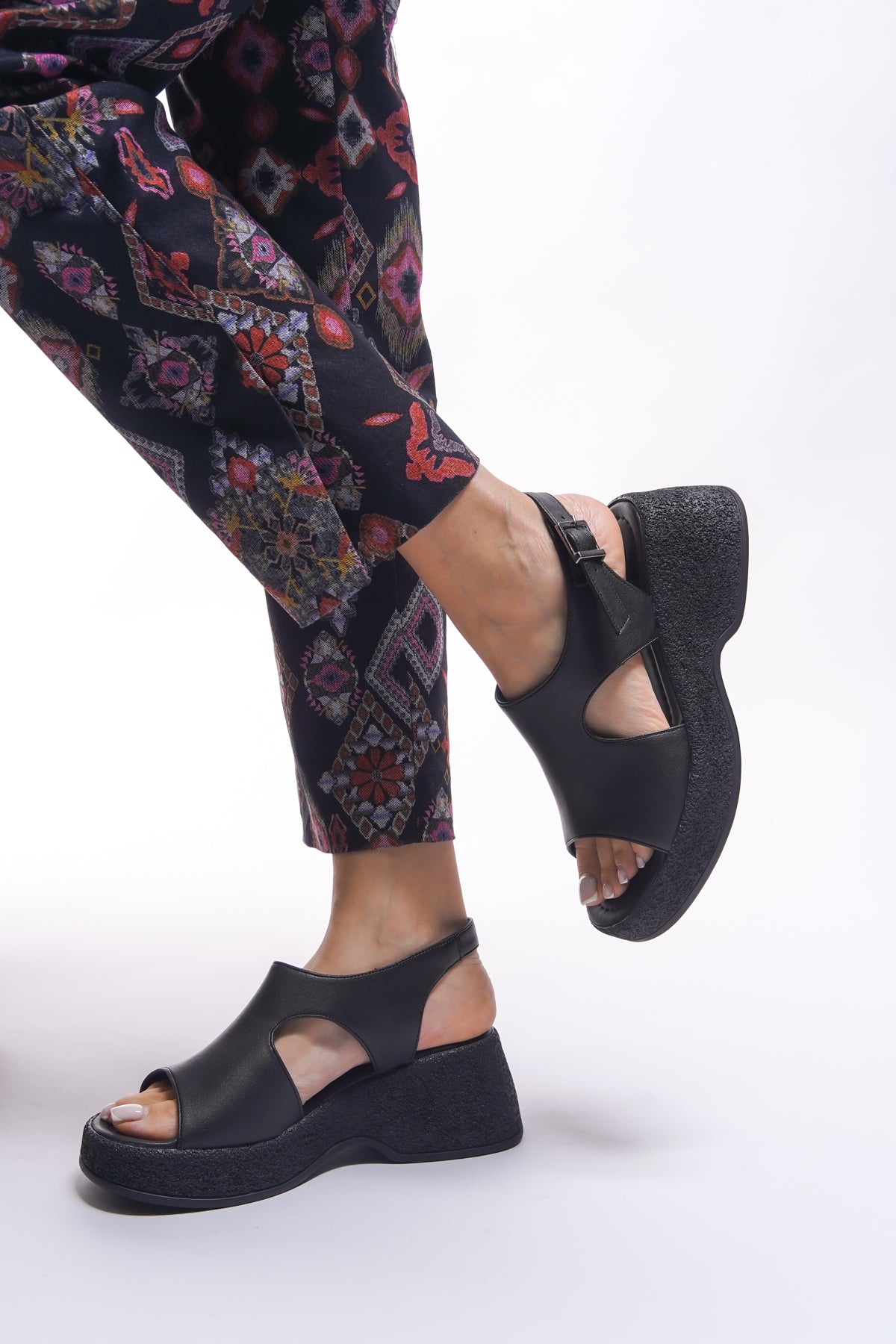 Riccon Lyathlin Kadın Topuklu Sandalet 0012450