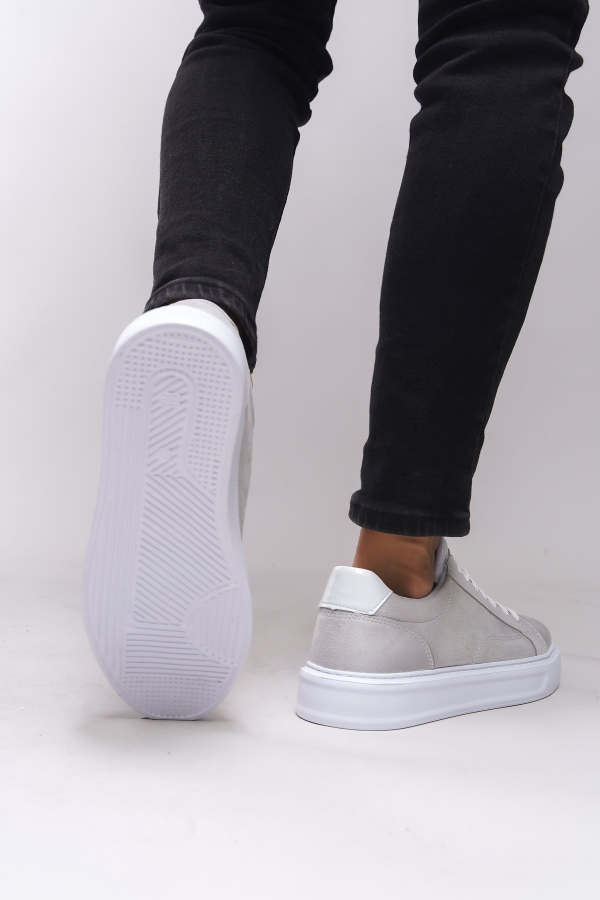 Riccon Uanlidyr Erkek Sneaker 0012539 Buz Süet
