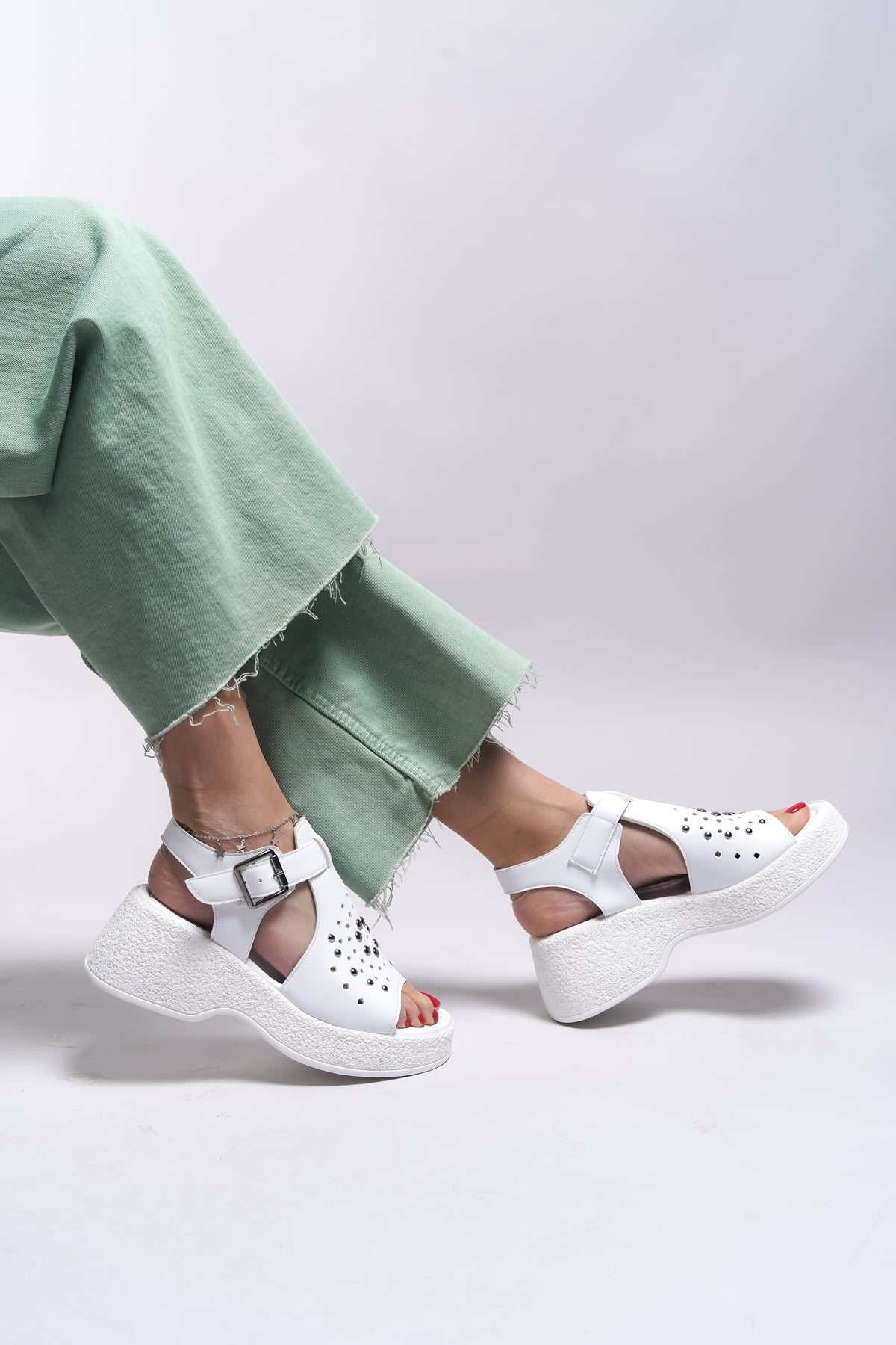 Riccon Jaidorei Kadın Topuklu Sandalet 0012416