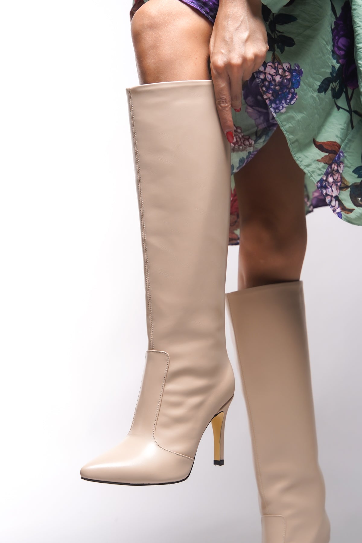 Riccon Hilnaril Kadın Sivri Topuklu Çizme 00123000