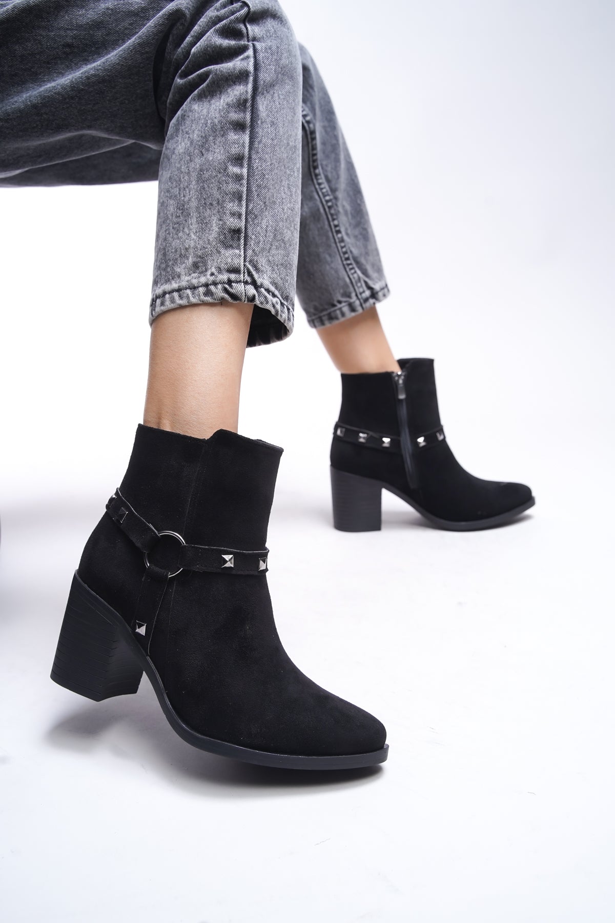 Riccon Dhirdric Kadın Topuklu Bot 00124042