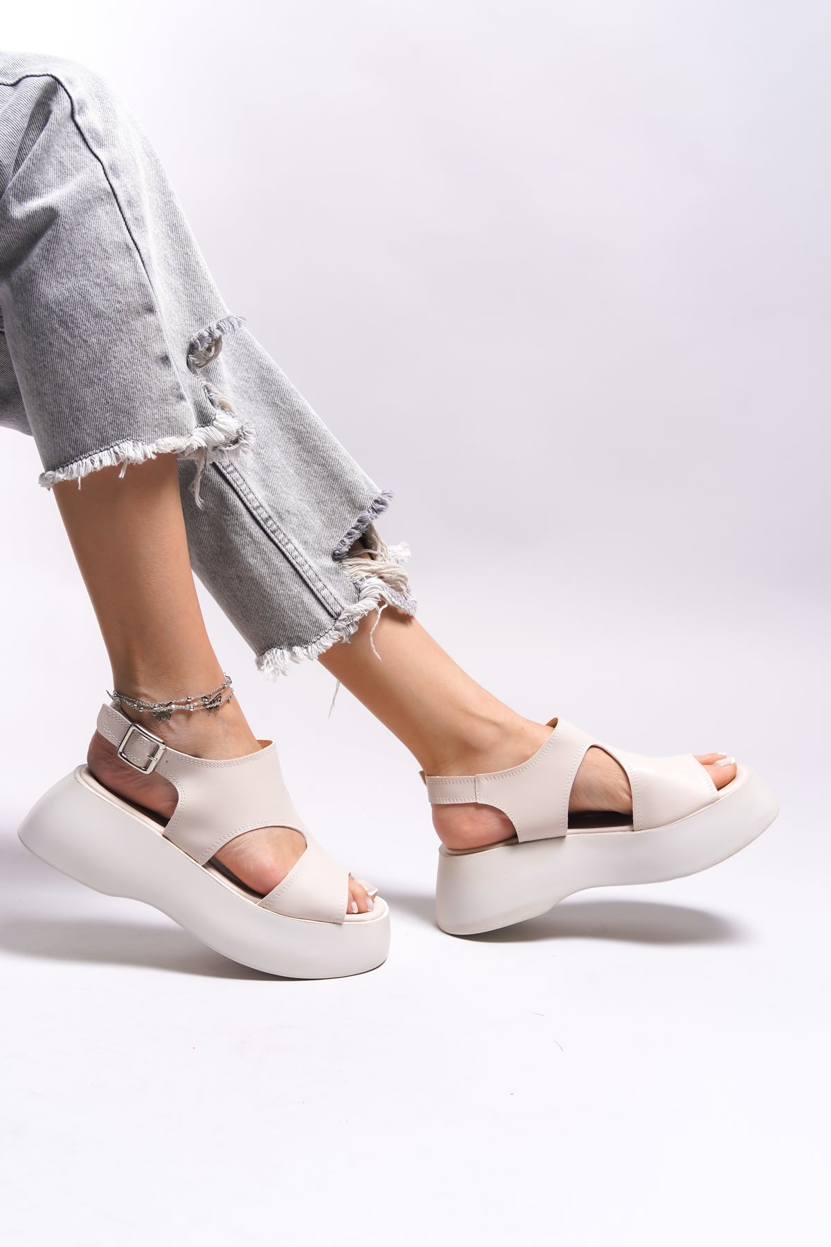 Riccon Syelhona Kadın Sandalet 0012802