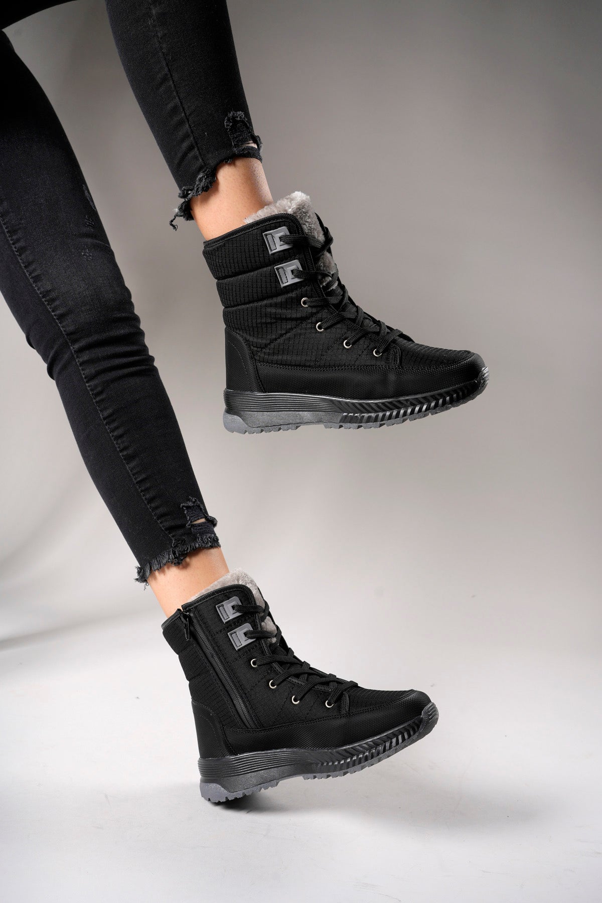 Riccon Niopiq Kadın Fermuarlı Kar Botu 0012815