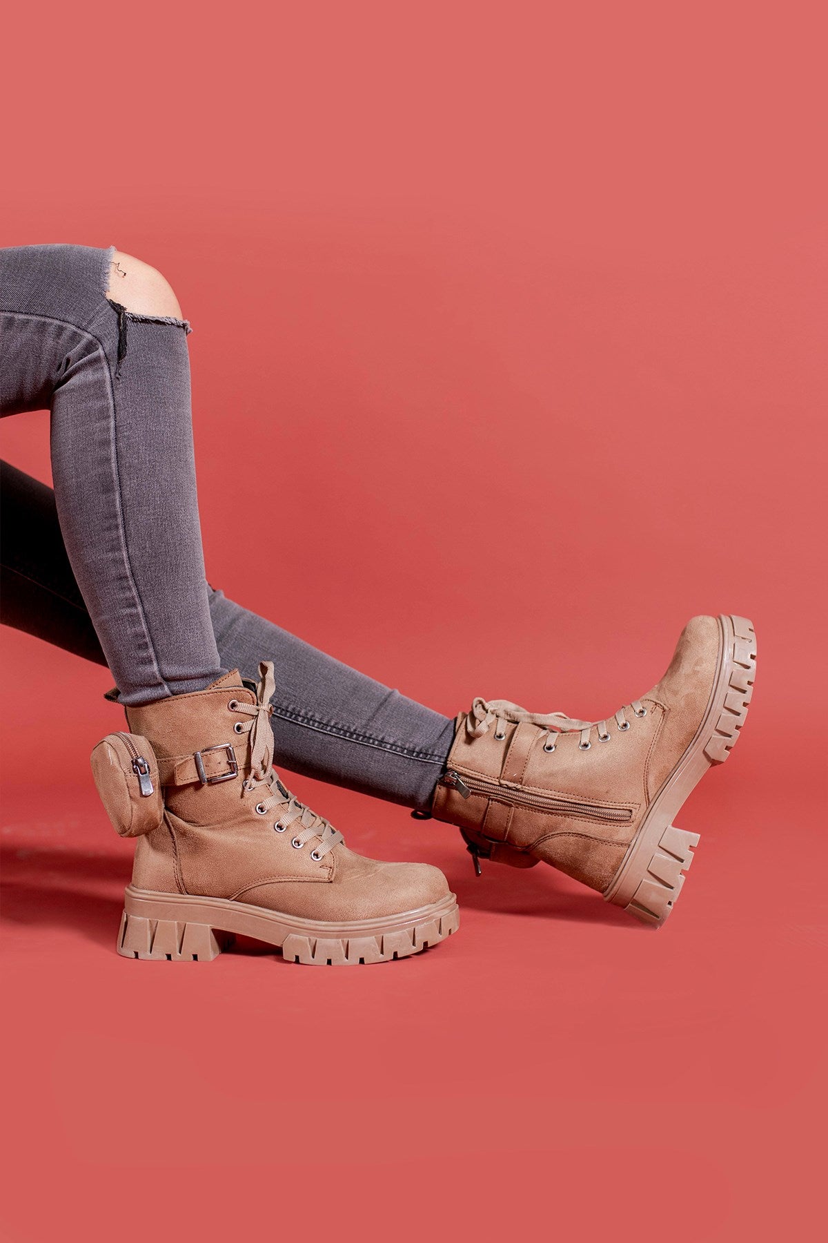 Riccon Kadın Mini Çantalı Bot 00127640