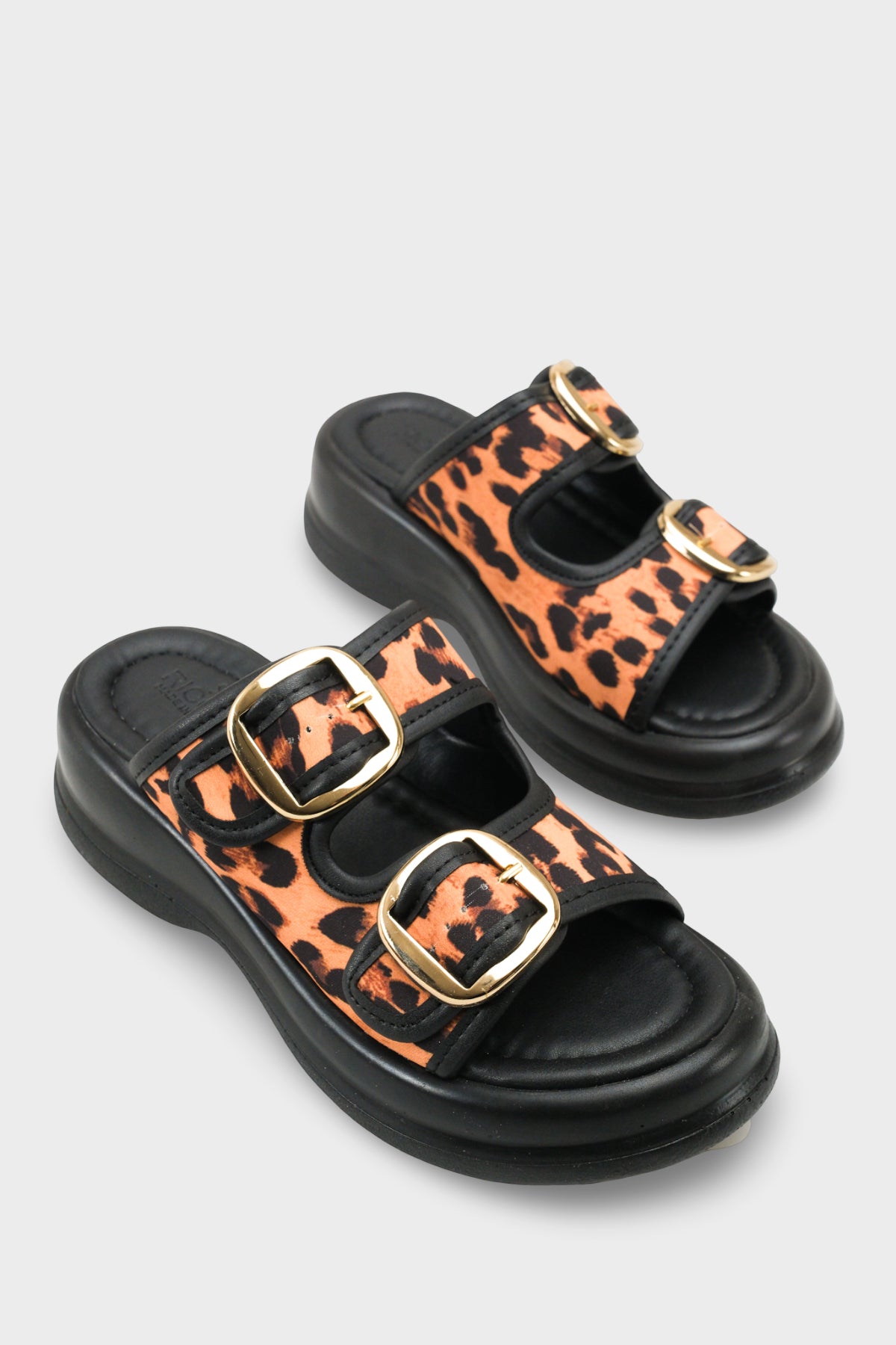 Riccon Tarveidei Kadın Terlik 00121020 Siyah Leopar