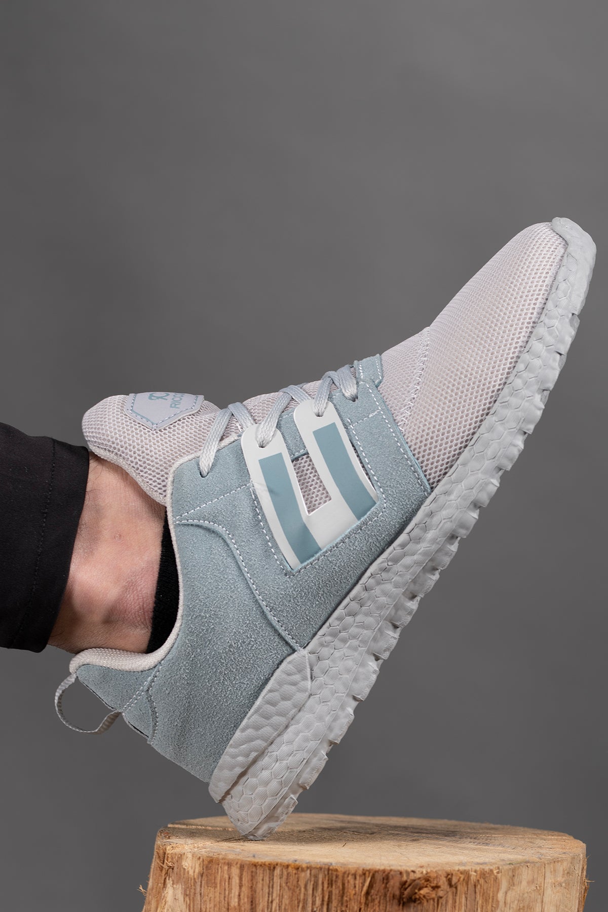 Riccon Caildaer Erkek Sneaker 0012083 Gri Turkuaz