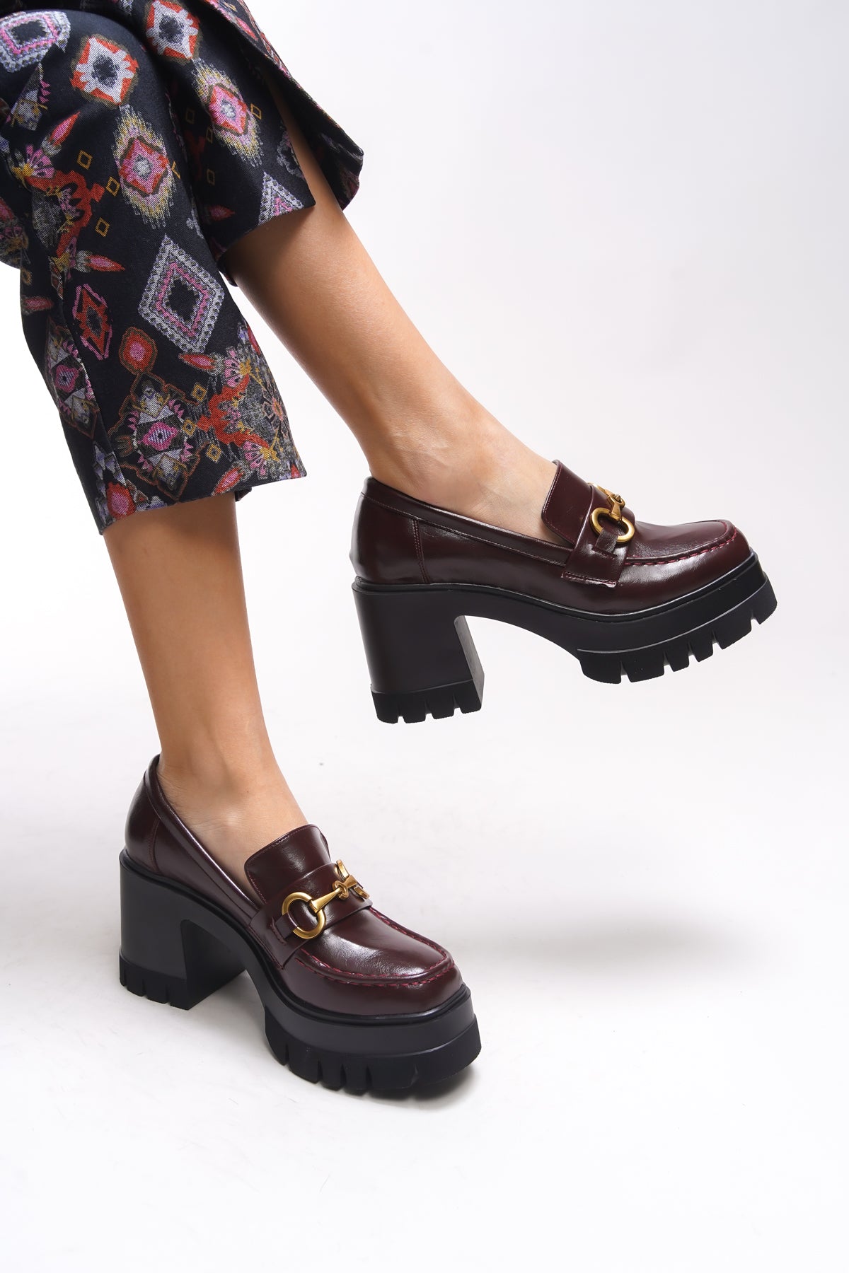 Riccon Ivofaelor Kadın Topuklu Loafer 00121520