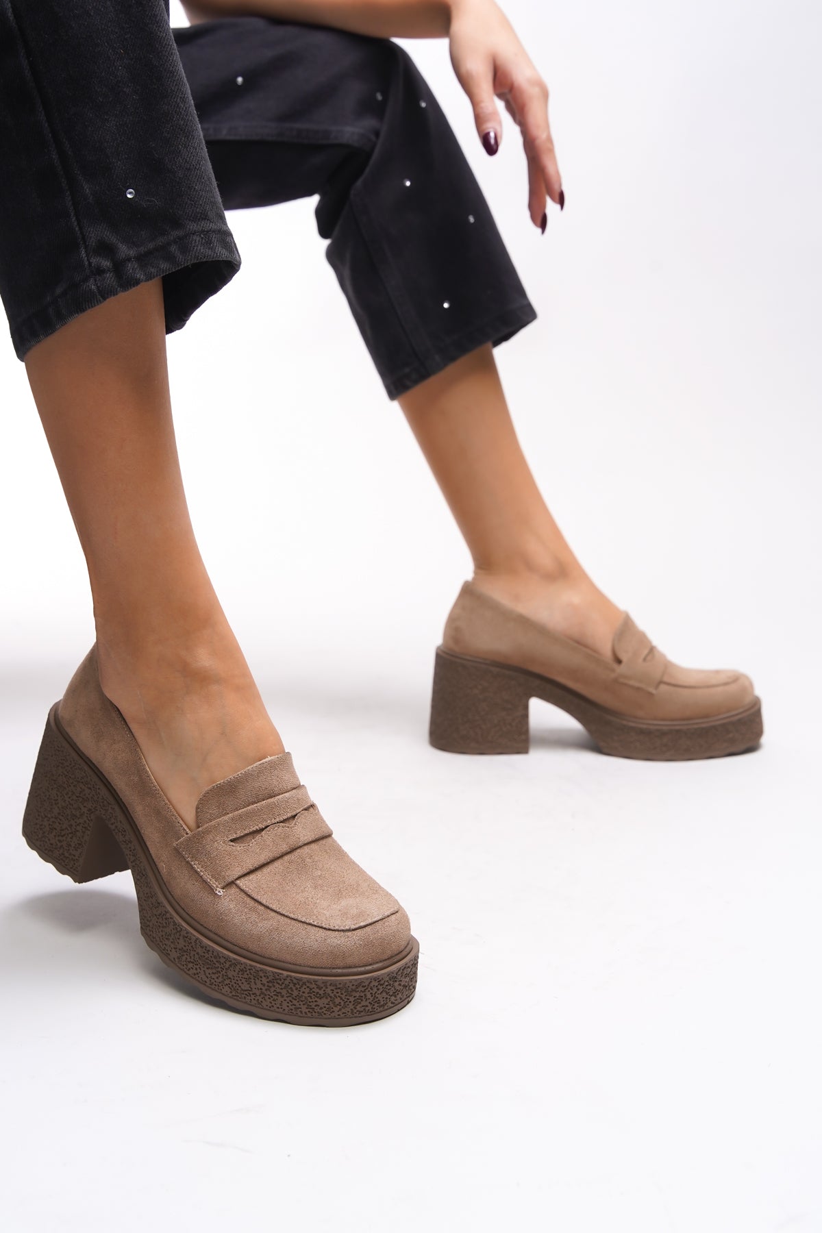 Riccon Quphrele Kadın Topuklu Loafer 00121520