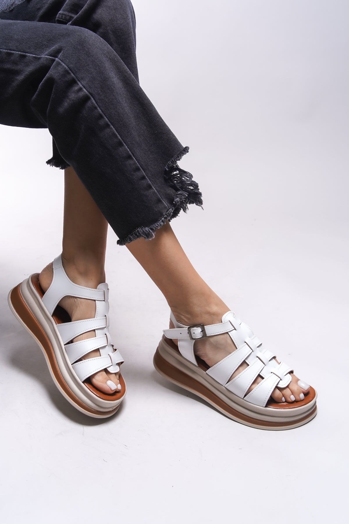 Riccon Syllaerla Kadın Sandalet 0012325