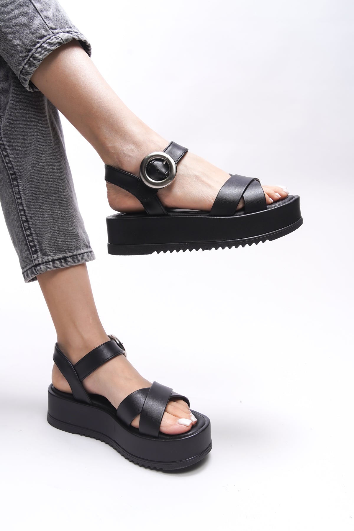 Riccon Clartrana Kadın Sandalet 001274