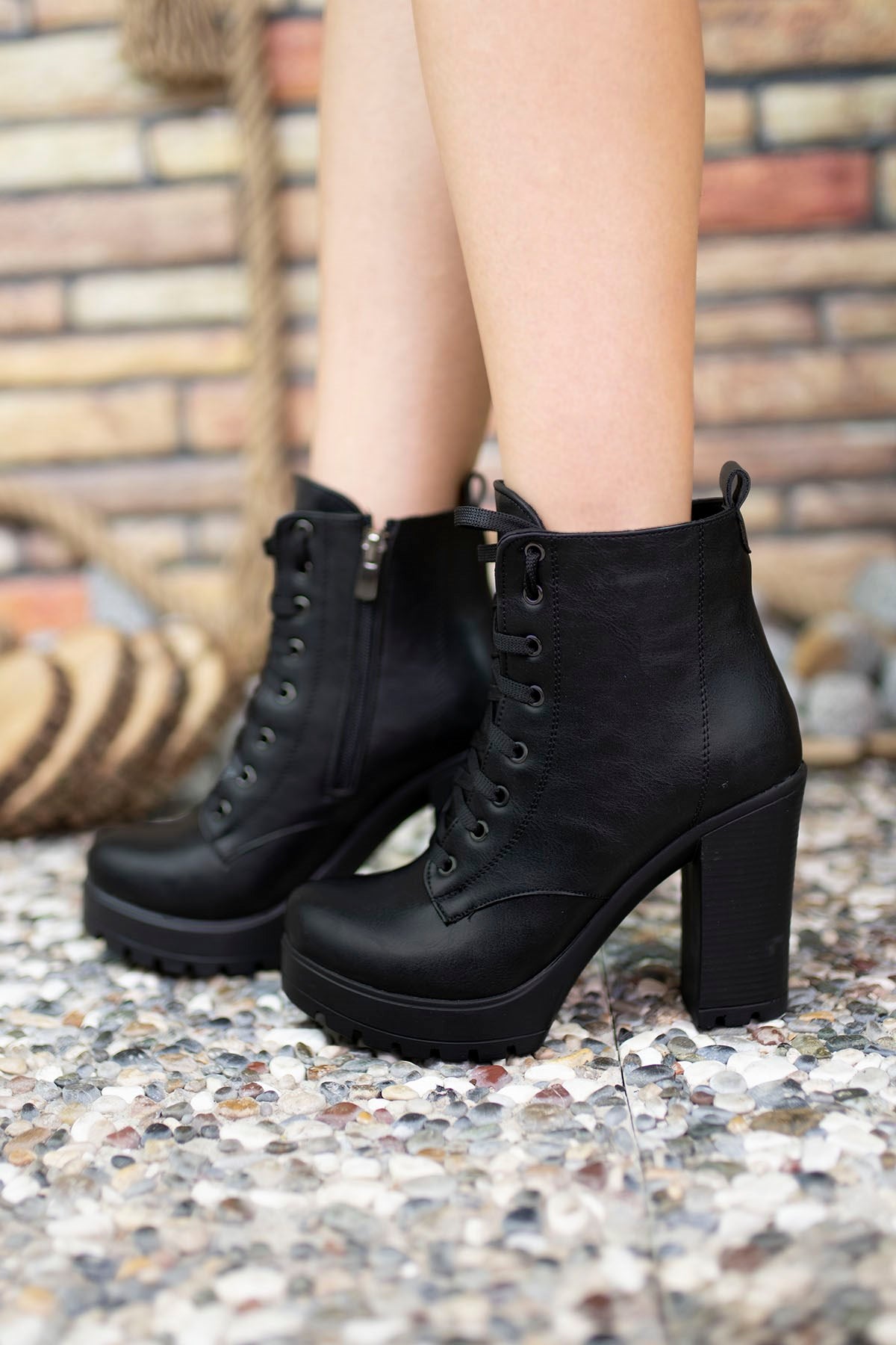 Riccon Kadın Yüksek Topuklu Bot 0012Sp01 Kahverengi Süet