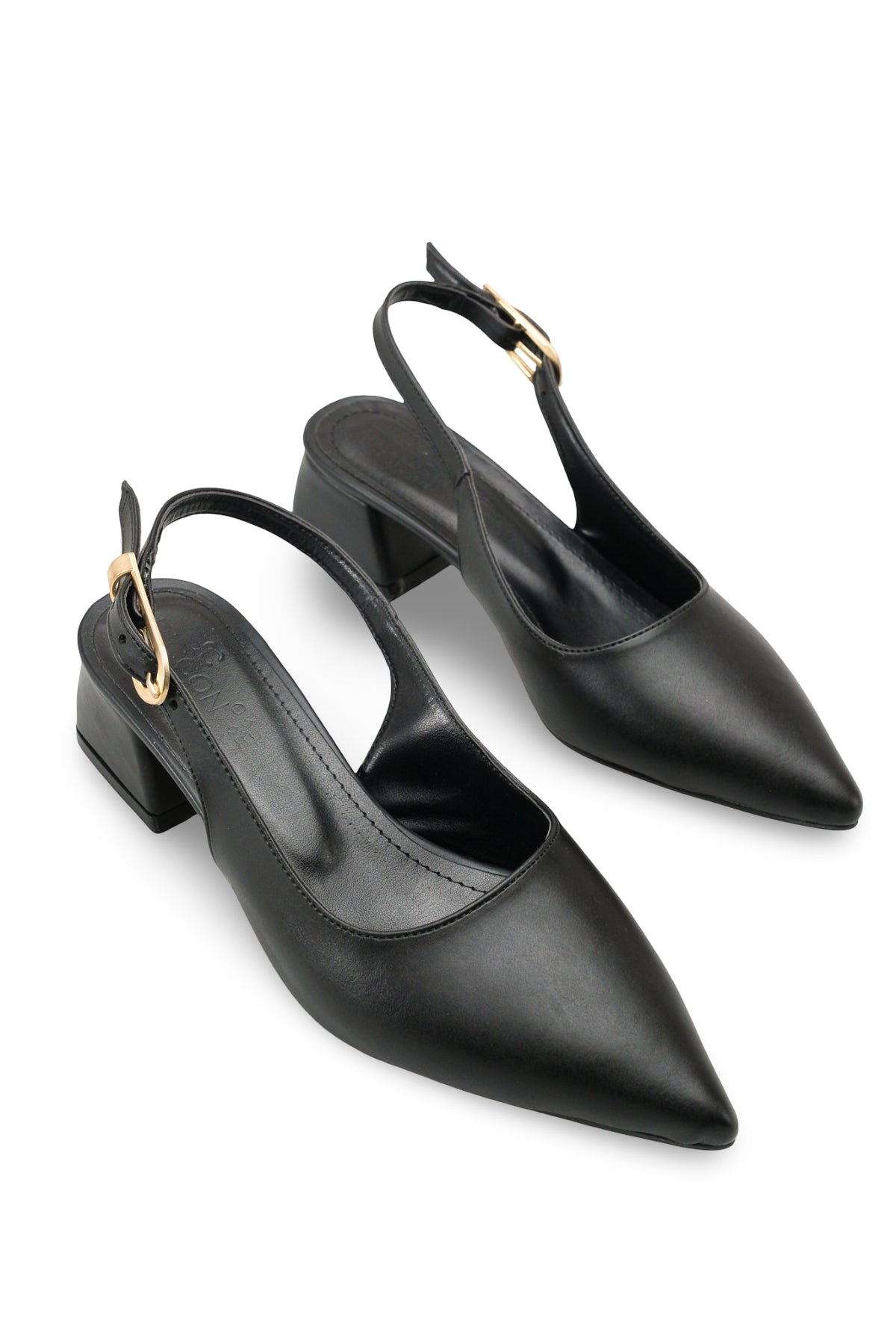 Riccon Kadın Sivri Burunlu Arkası Açık Topuklu Ayakkabı 001295