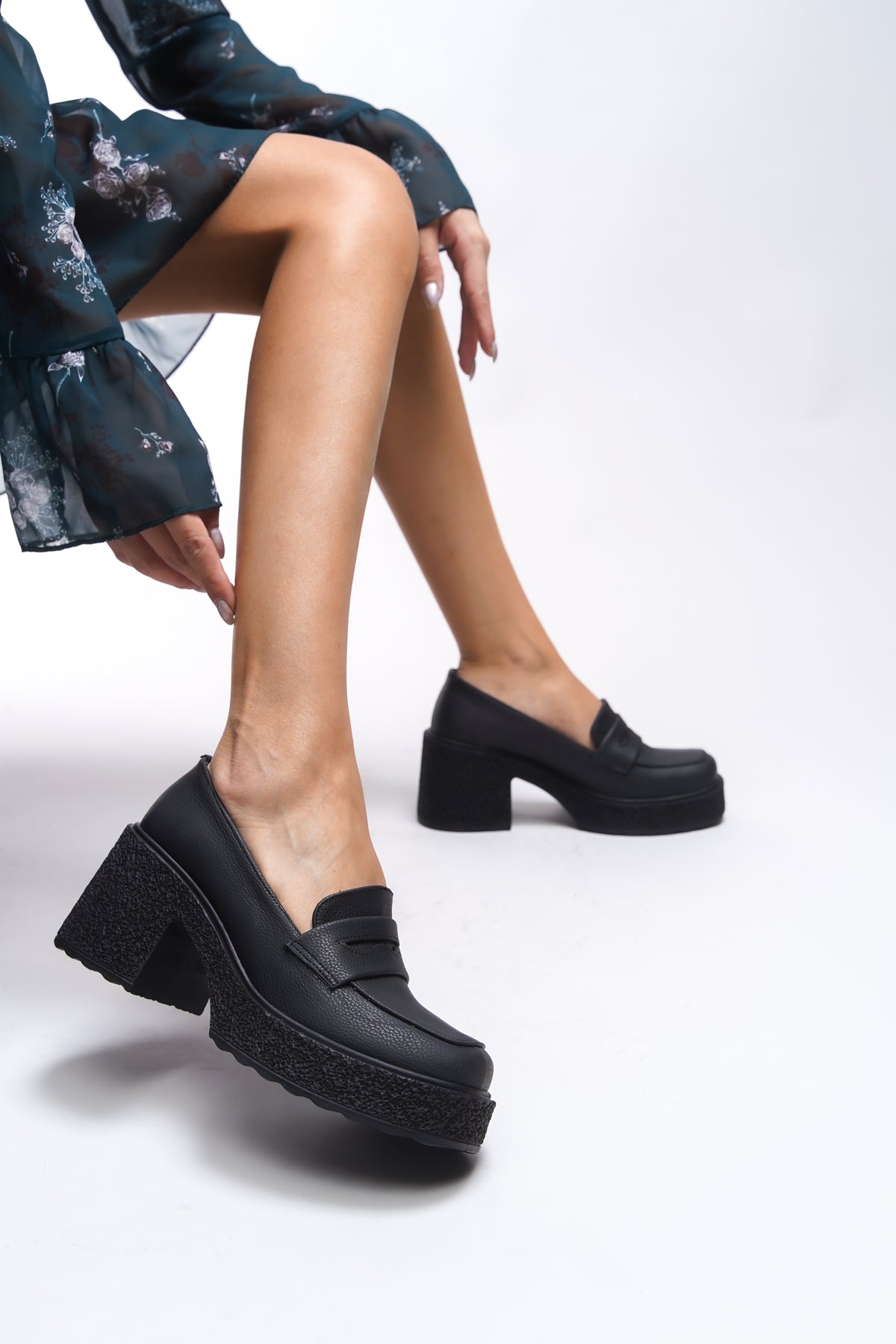 Riccon Quphrele Kadın Topuklu Loafer 00121520