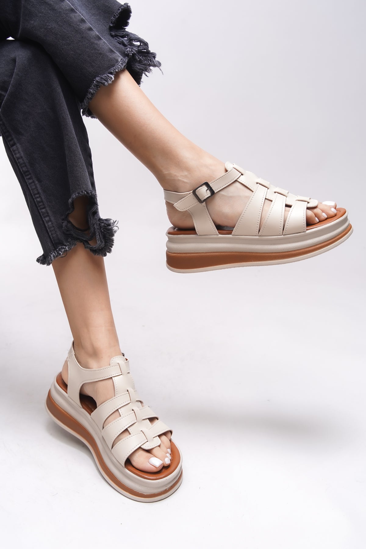 Riccon Syllaerla Kadın Sandalet 0012325