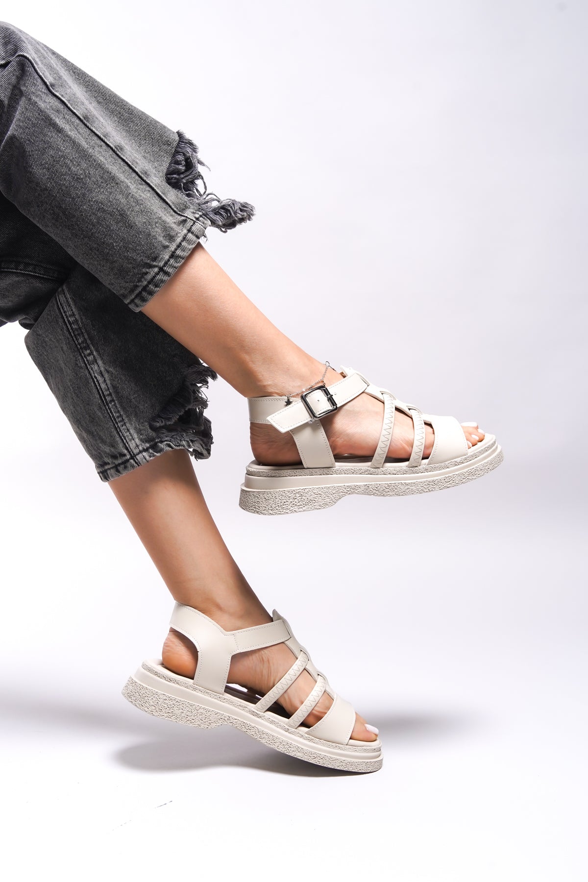 Riccon Kunzirn Kadın Sandalet 0012203