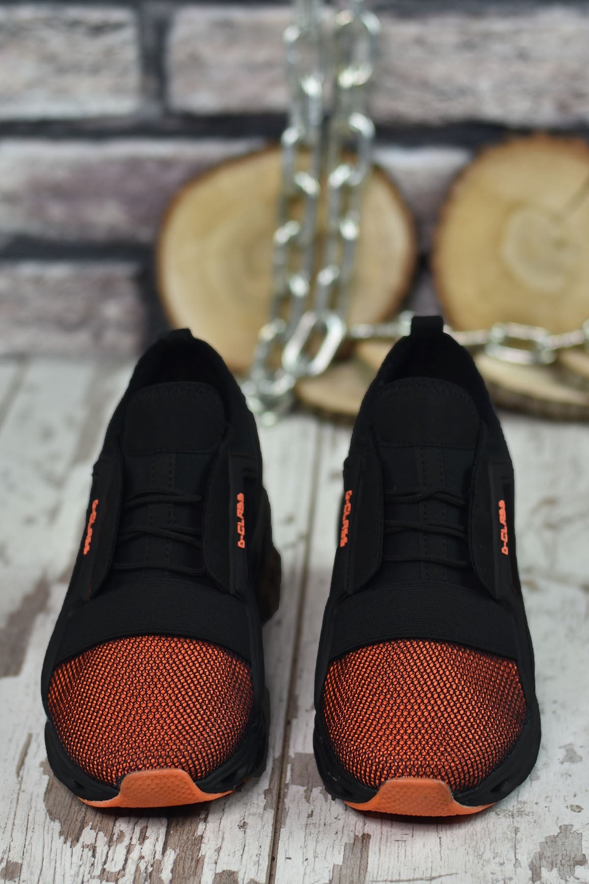 Riccon Erkek Sneaker 0012304 Siyah Turuncu