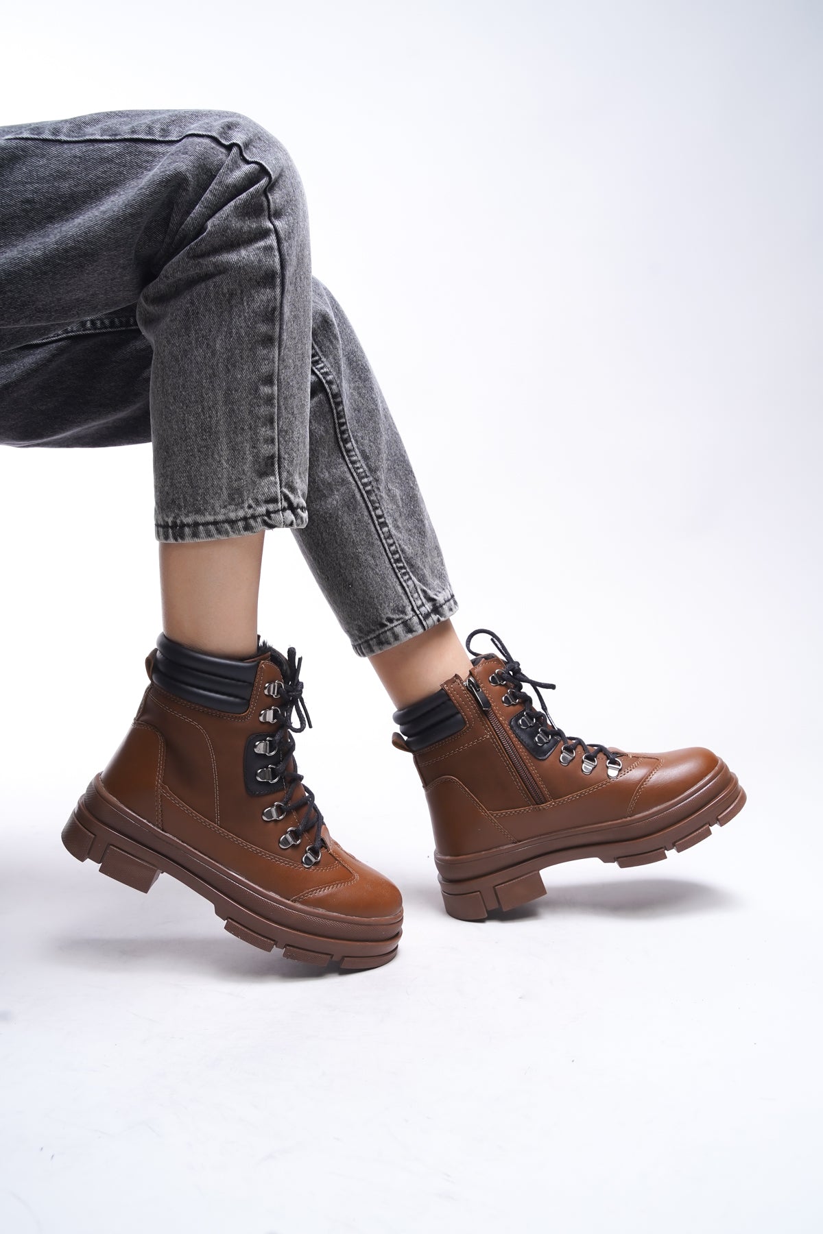 Riccon Kadın Fermuarlı Bot 00127645