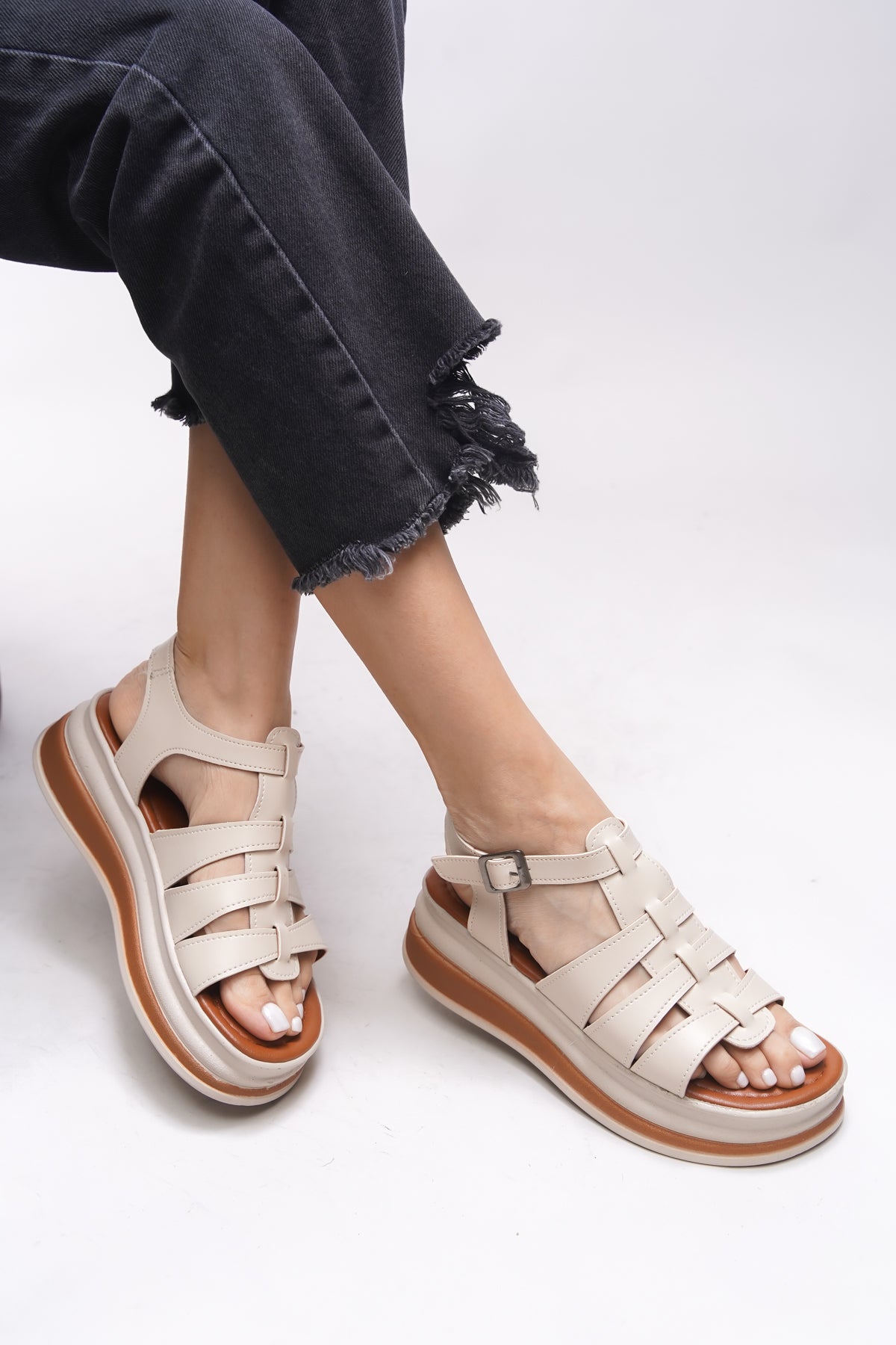 Riccon Syllaerla Kadın Sandalet 0012325