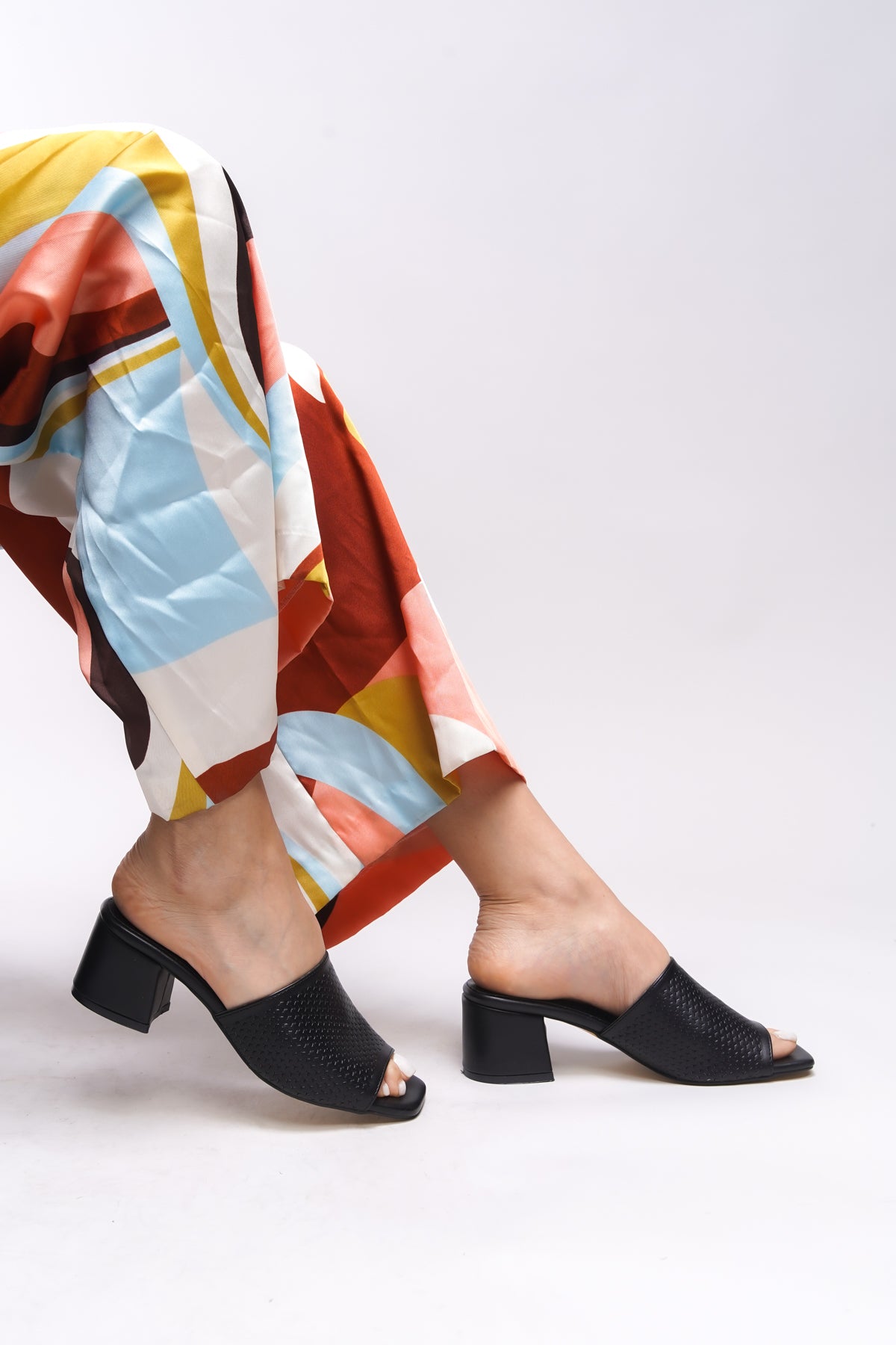 Riccon Janriara Kadın Topuklu Terlik 0012128