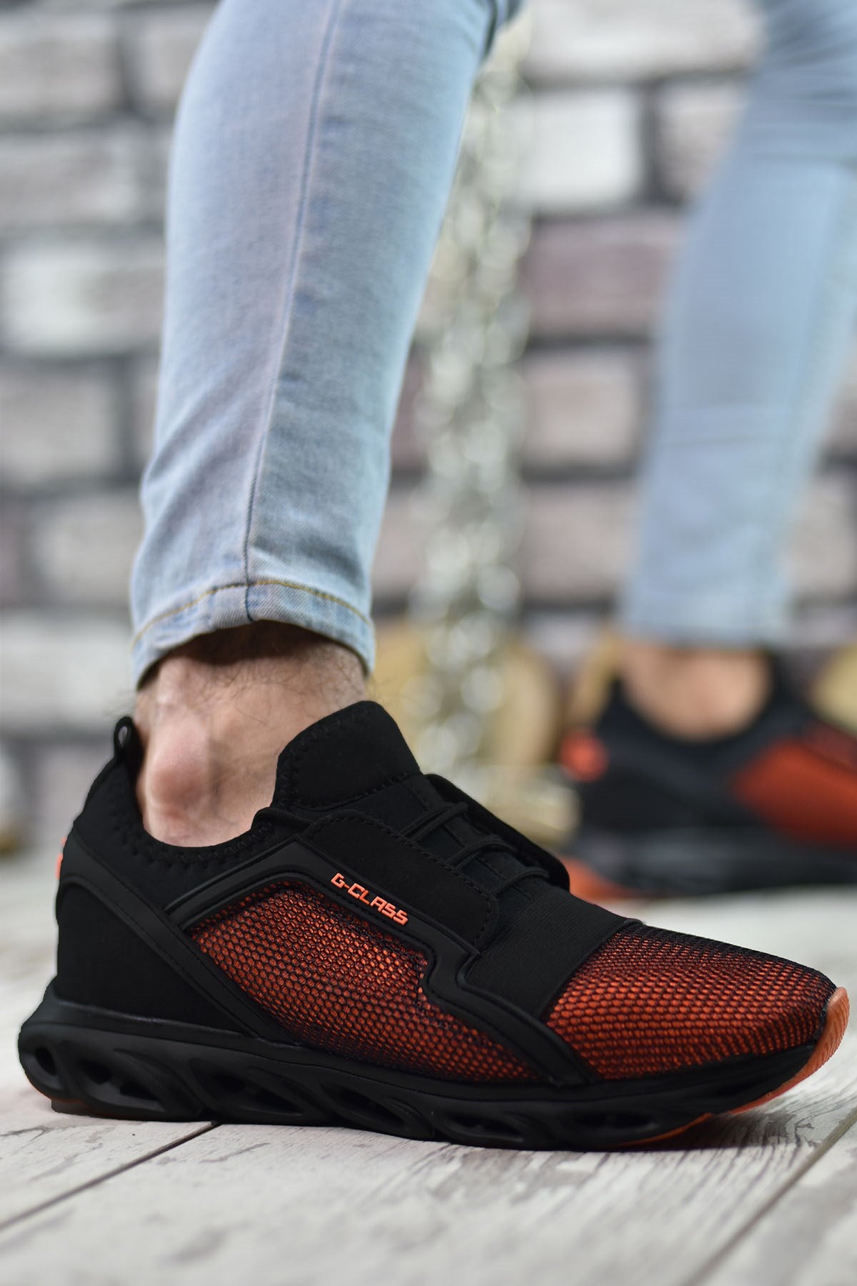 Riccon Erkek Sneaker 0012304 Siyah Turuncu