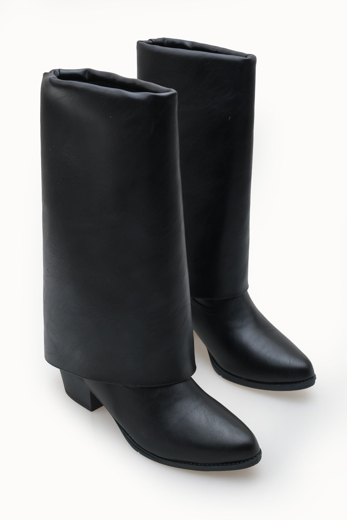 Riccon Kadın Çizme 0012893 Siyah Cilt