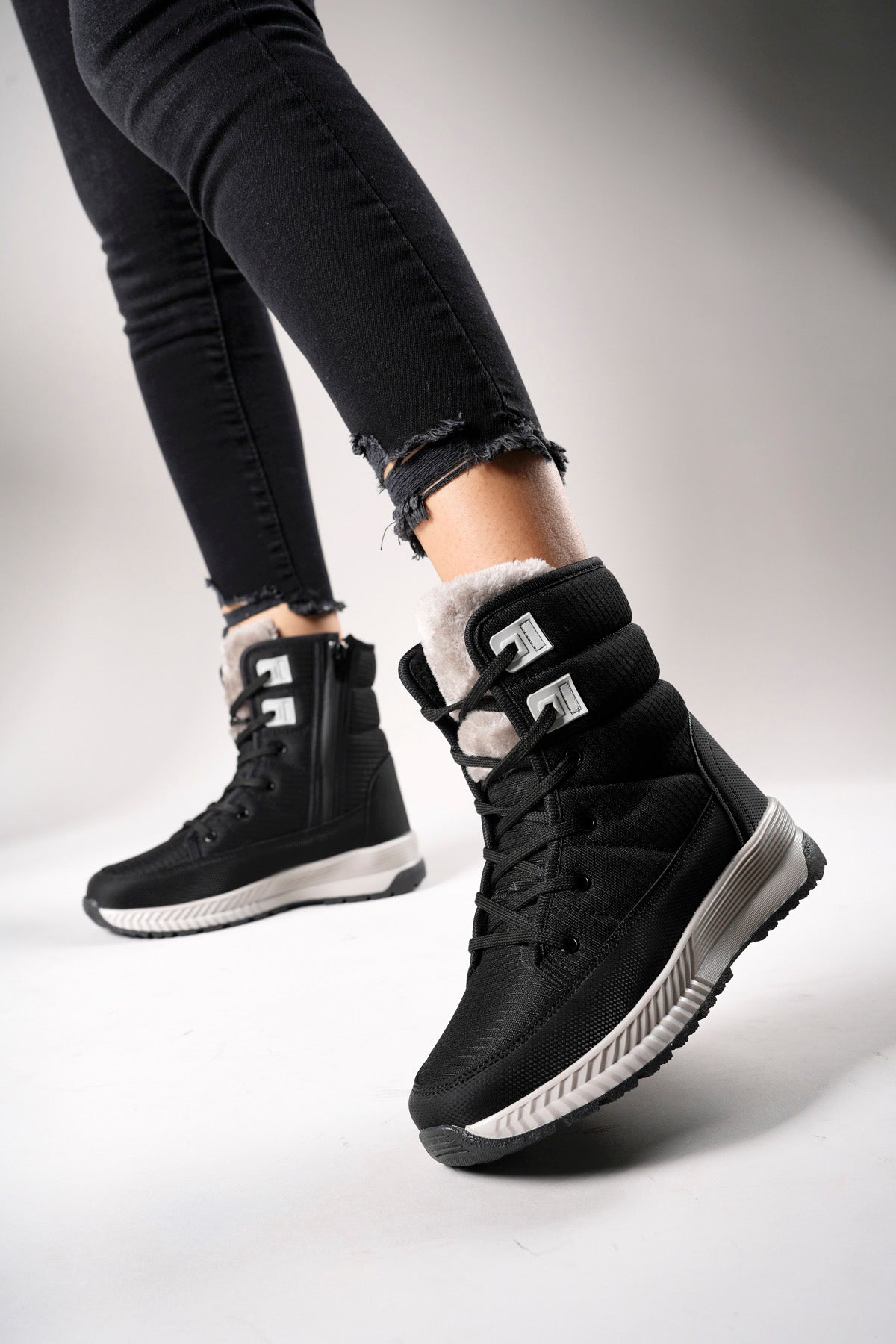 Riccon Niopiq Kadın Fermuarlı Kar Botu 0012815