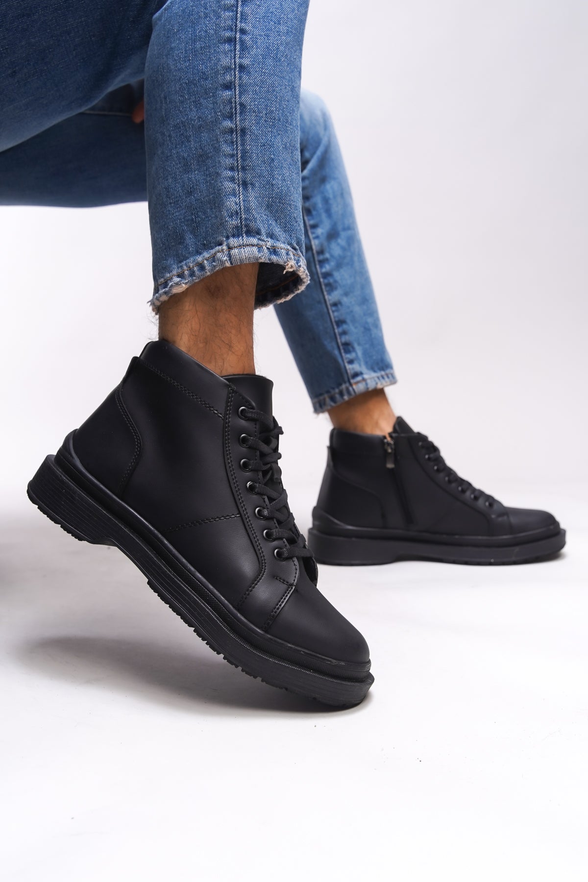 Riccon Unisex Fermuarlı Bot 0012572