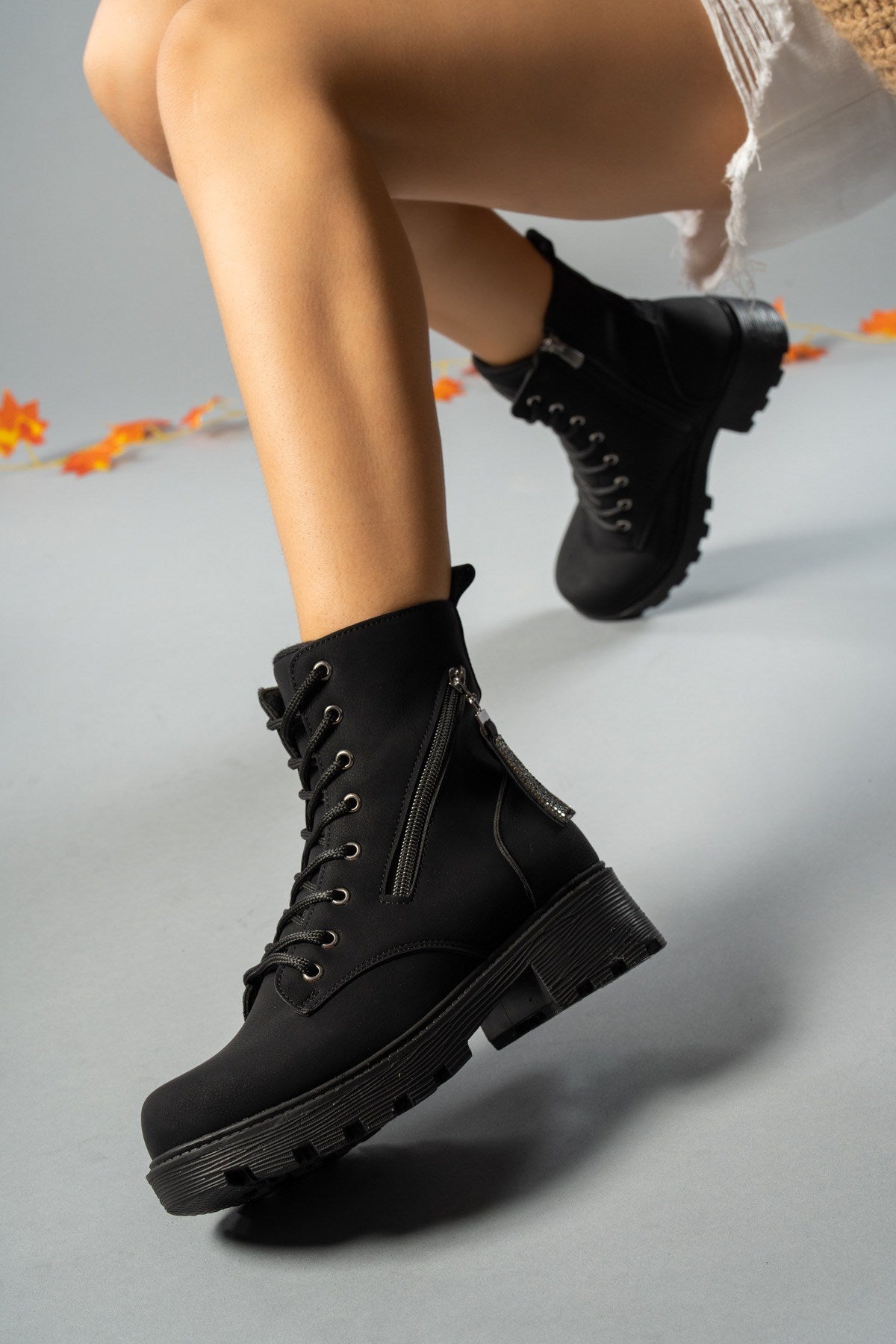 Riccon Kadın Fermuarlı Bot 001262