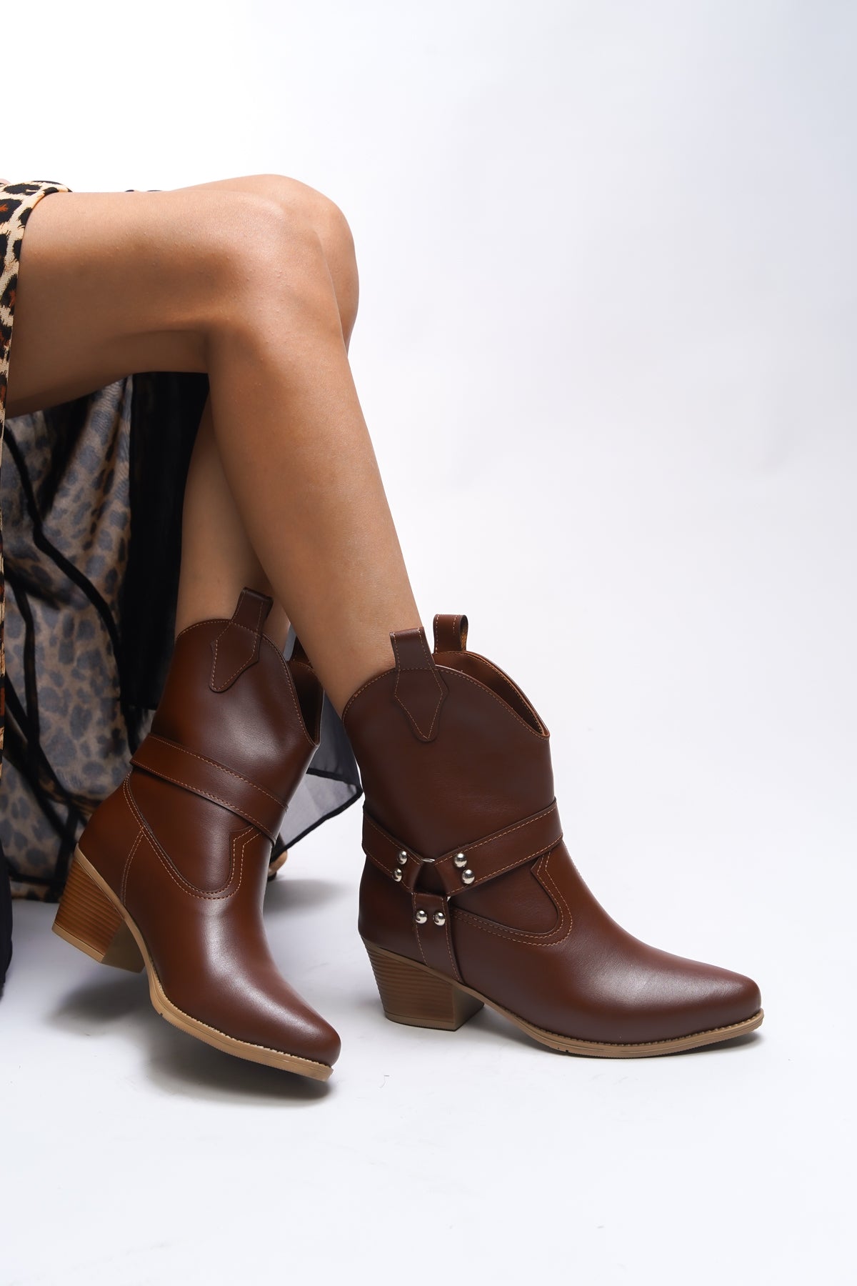 Riccon Creitulah Kadın Western Bot 0012721